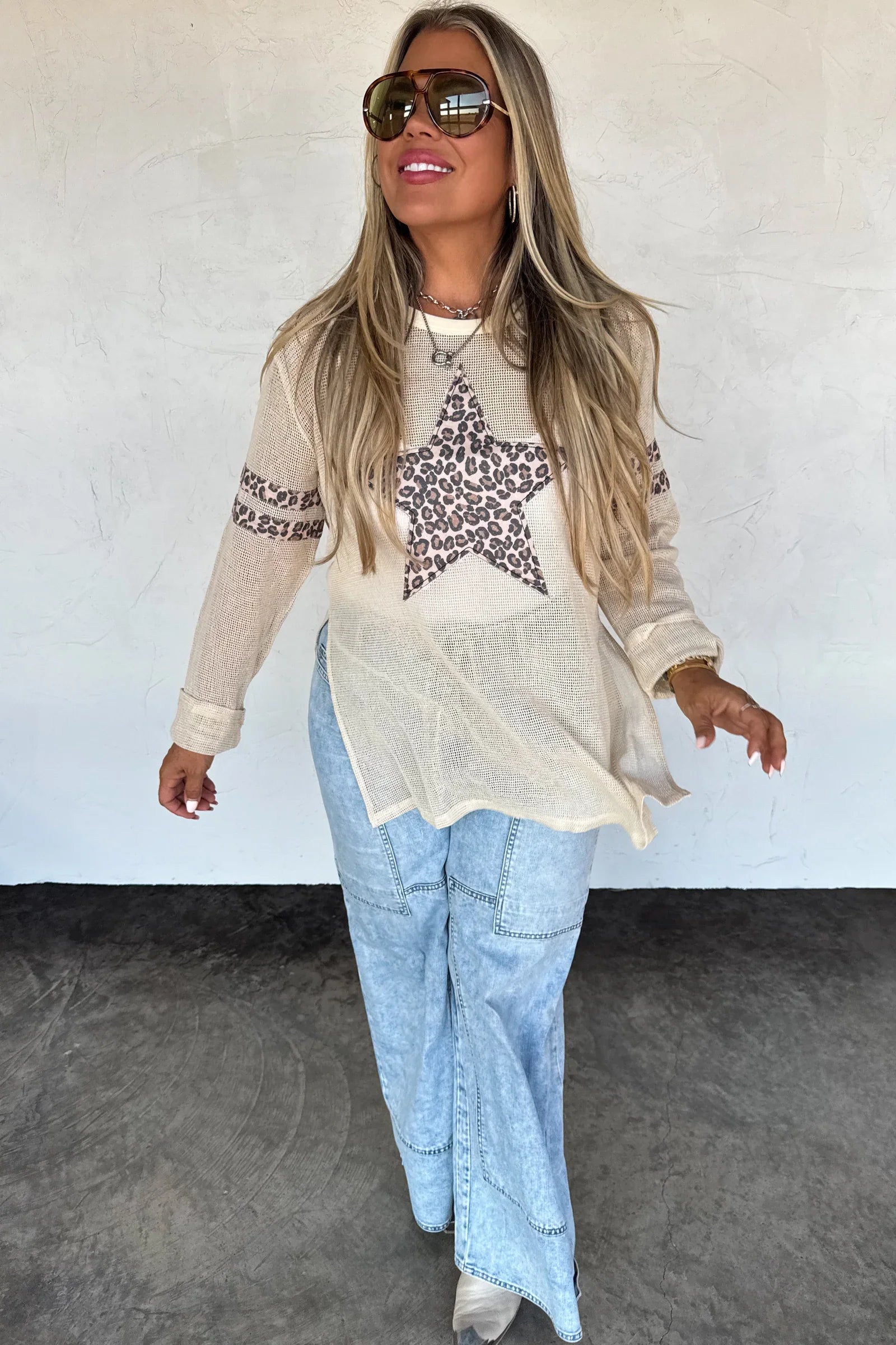 PRE-ORDER: Star Mellow Mesh Cotton Top