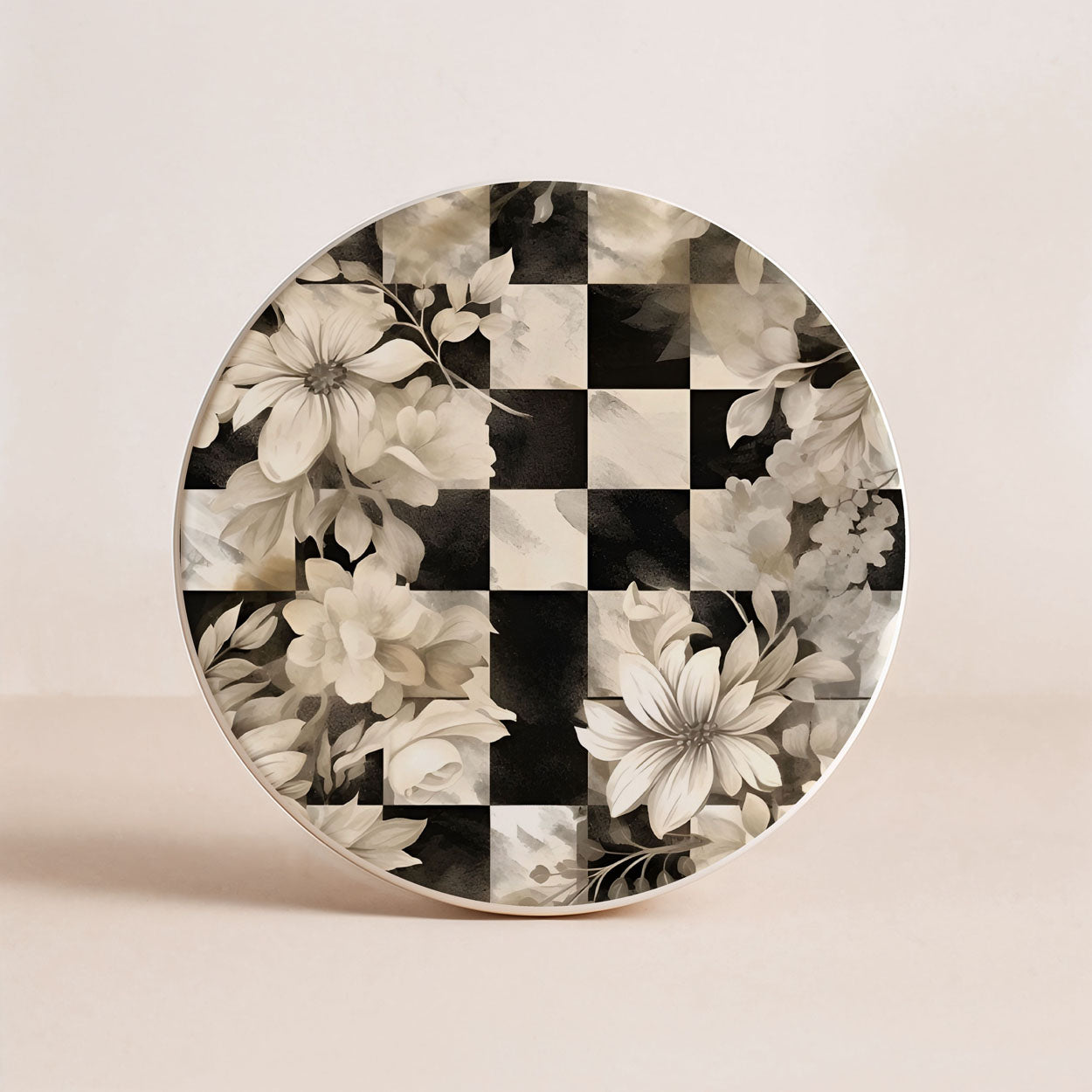 Courtly Check Coasters