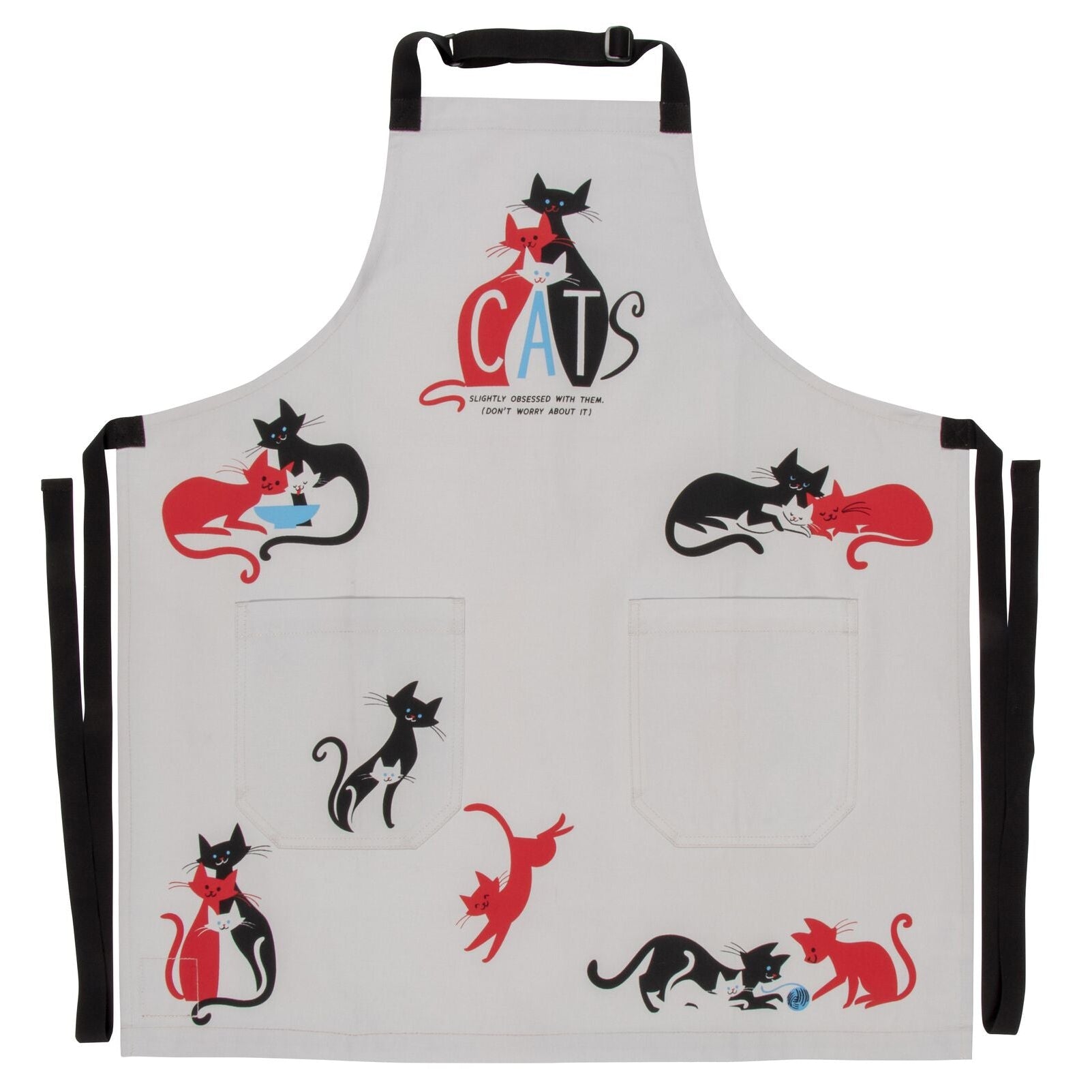 Cats. Slightly Obsessed With Them Funny Cooking and BBQ Apron Unisex