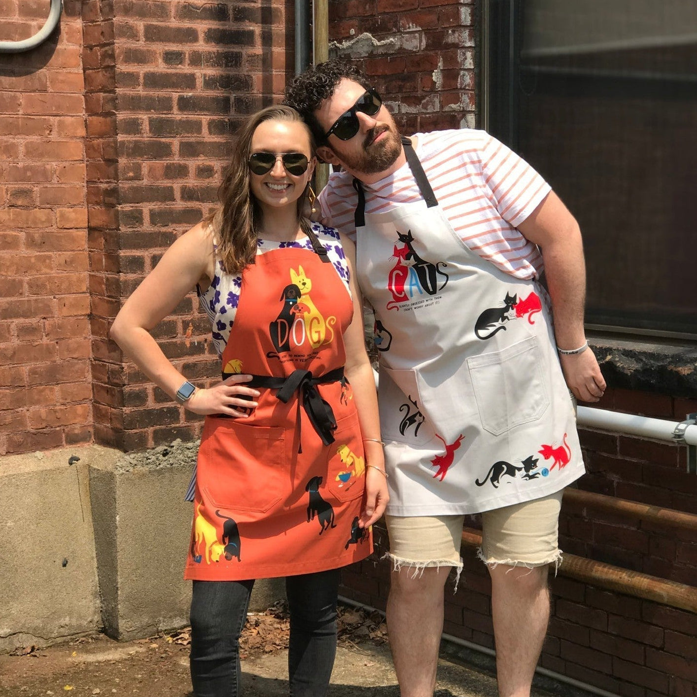 Cats. Slightly Obsessed With Them Funny Cooking and BBQ Apron Unisex