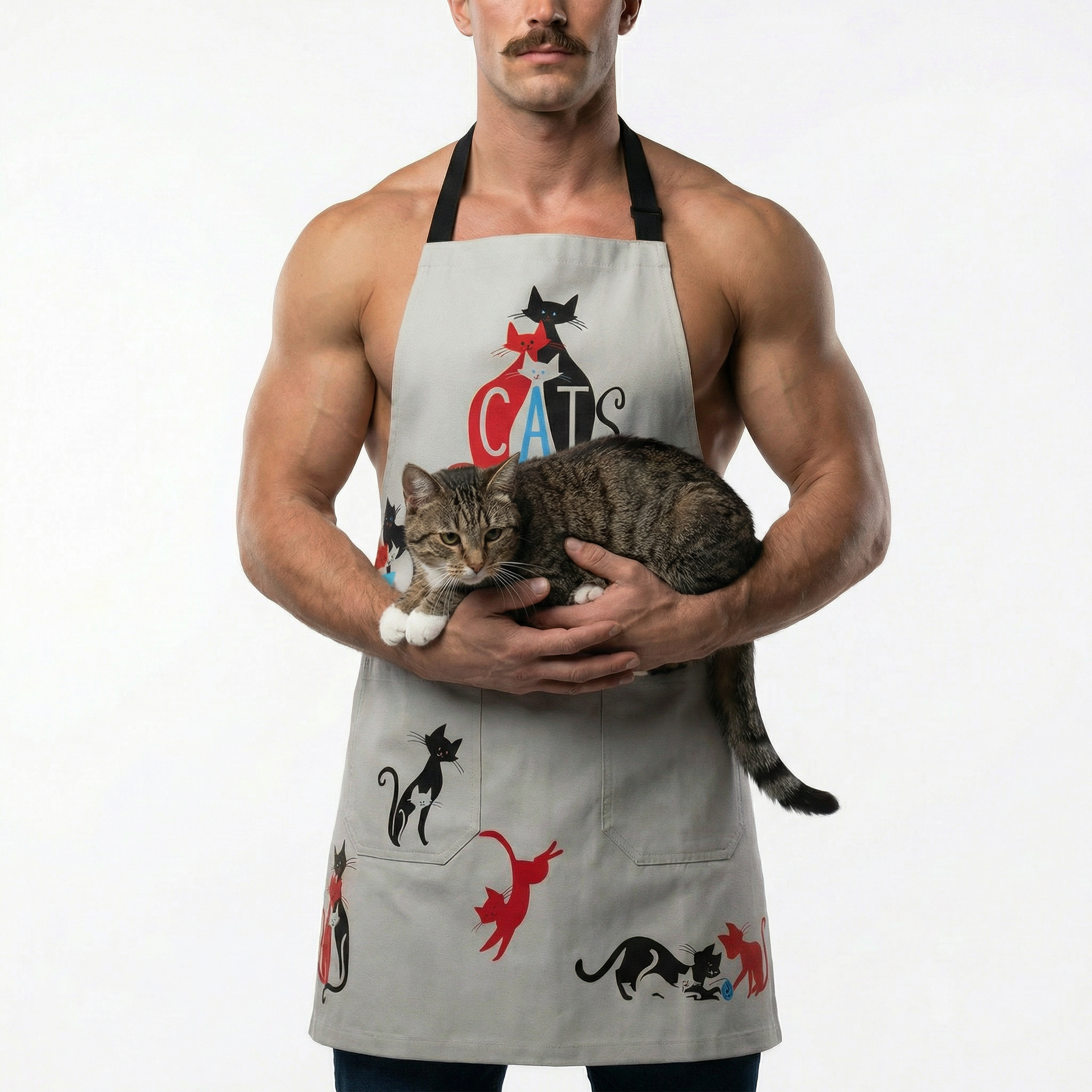Cats. Slightly Obsessed With Them Funny Cooking and BBQ Apron Unisex