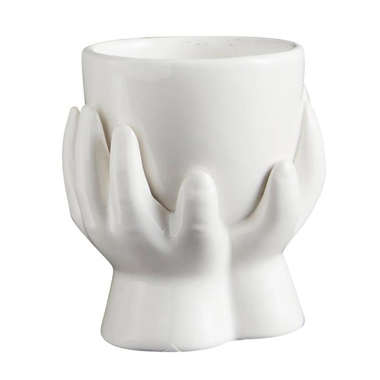 Ceramic Hands Mini Planter
