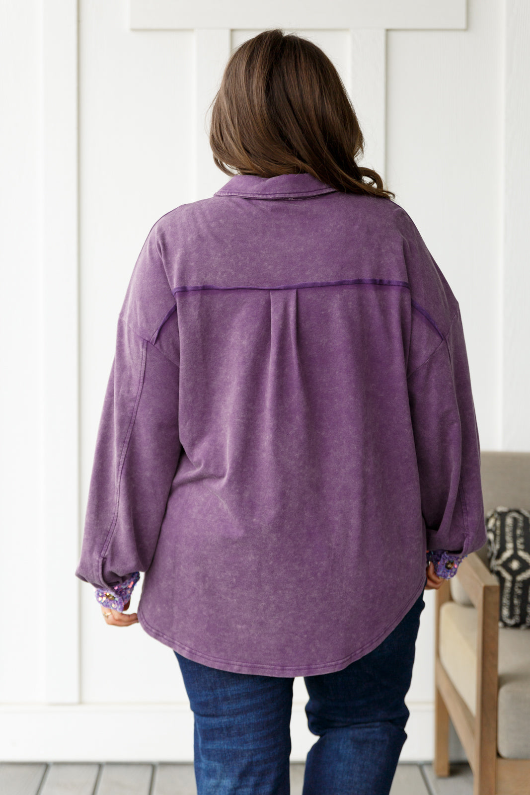 Chaos of Sequins Shacket