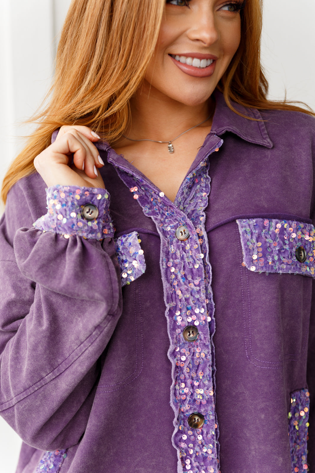 Chaos of Sequins Shacket