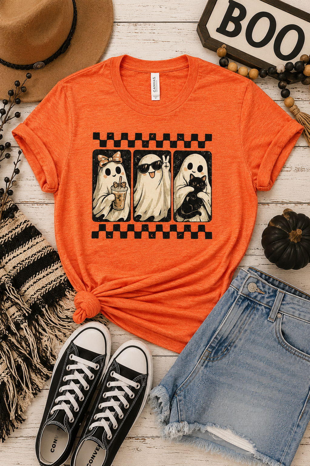 Ghost Friends Bella Canvas Graphic tee