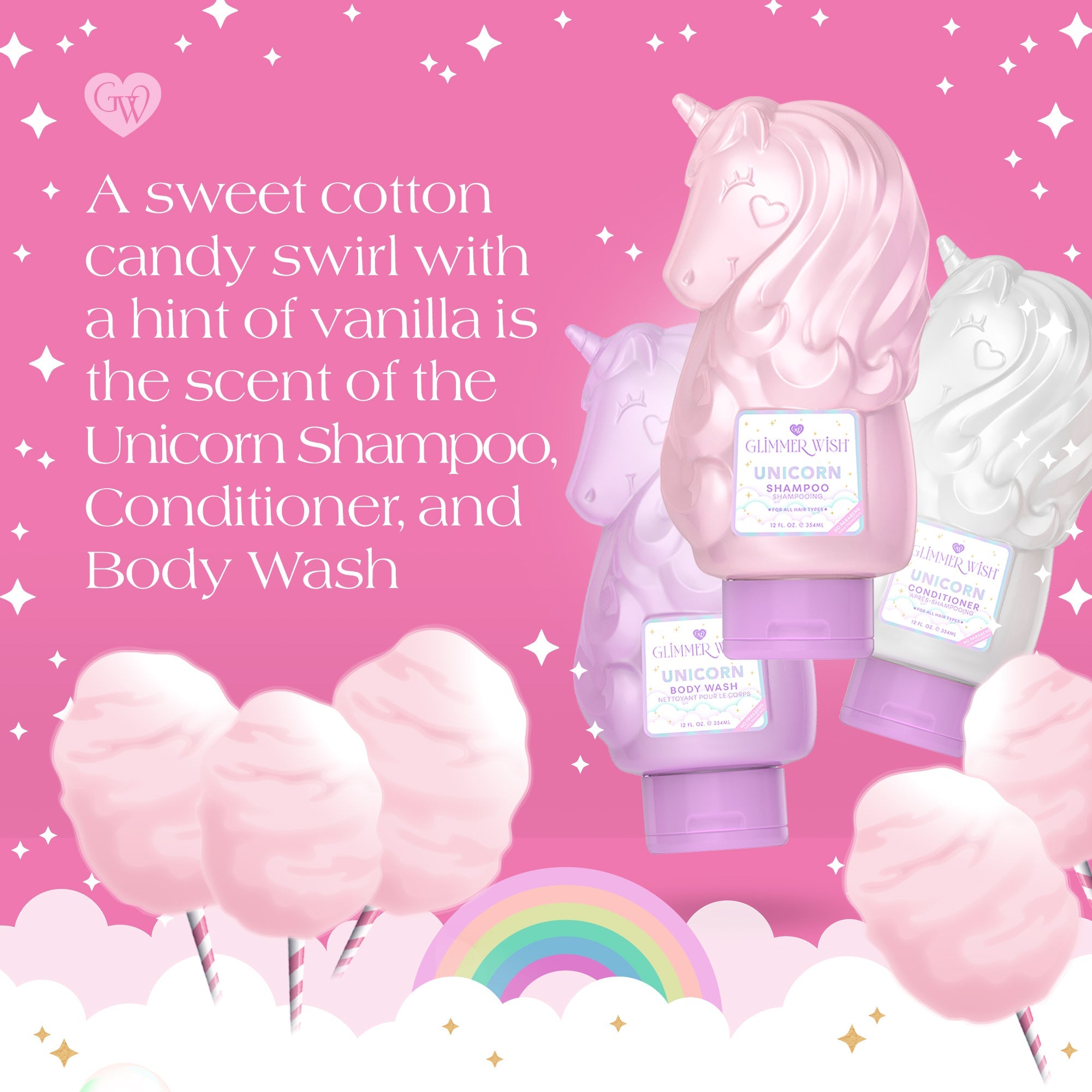 Unicorn Hair and Body Essentials