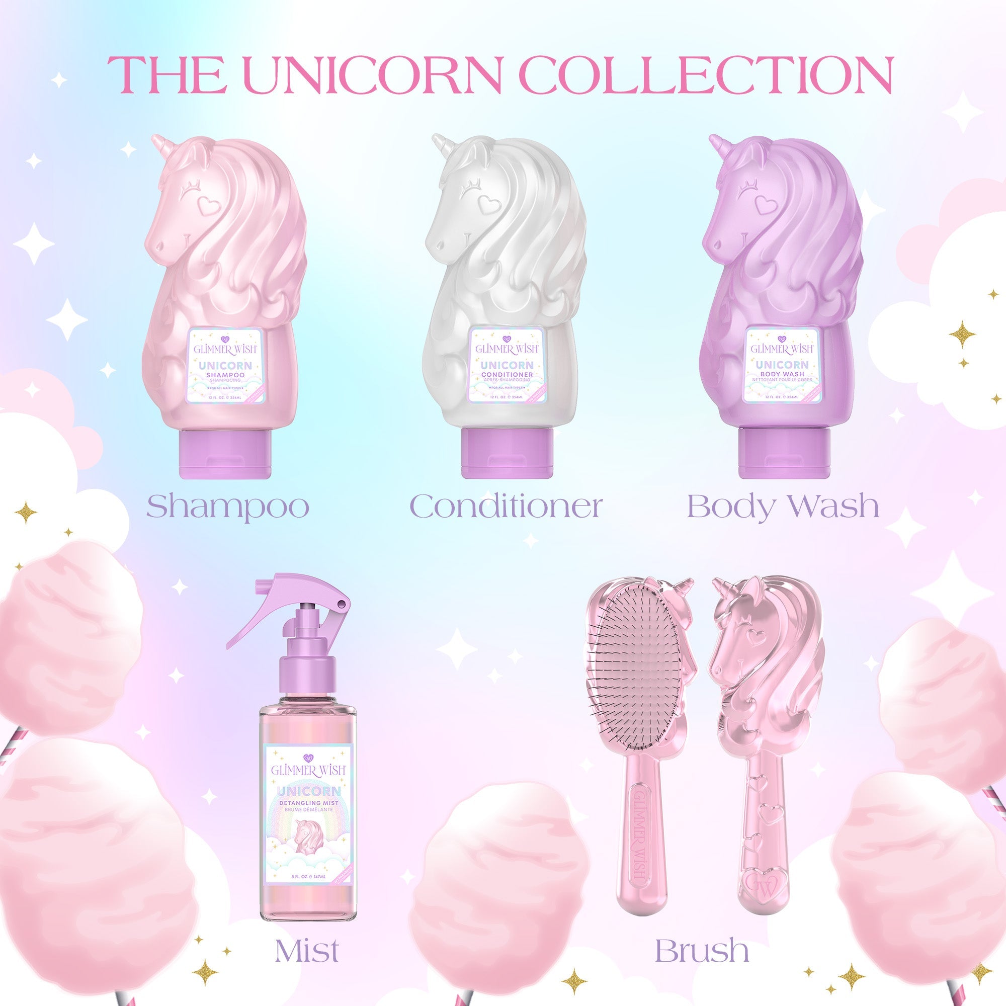 Unicorn Detangling Hair Brush