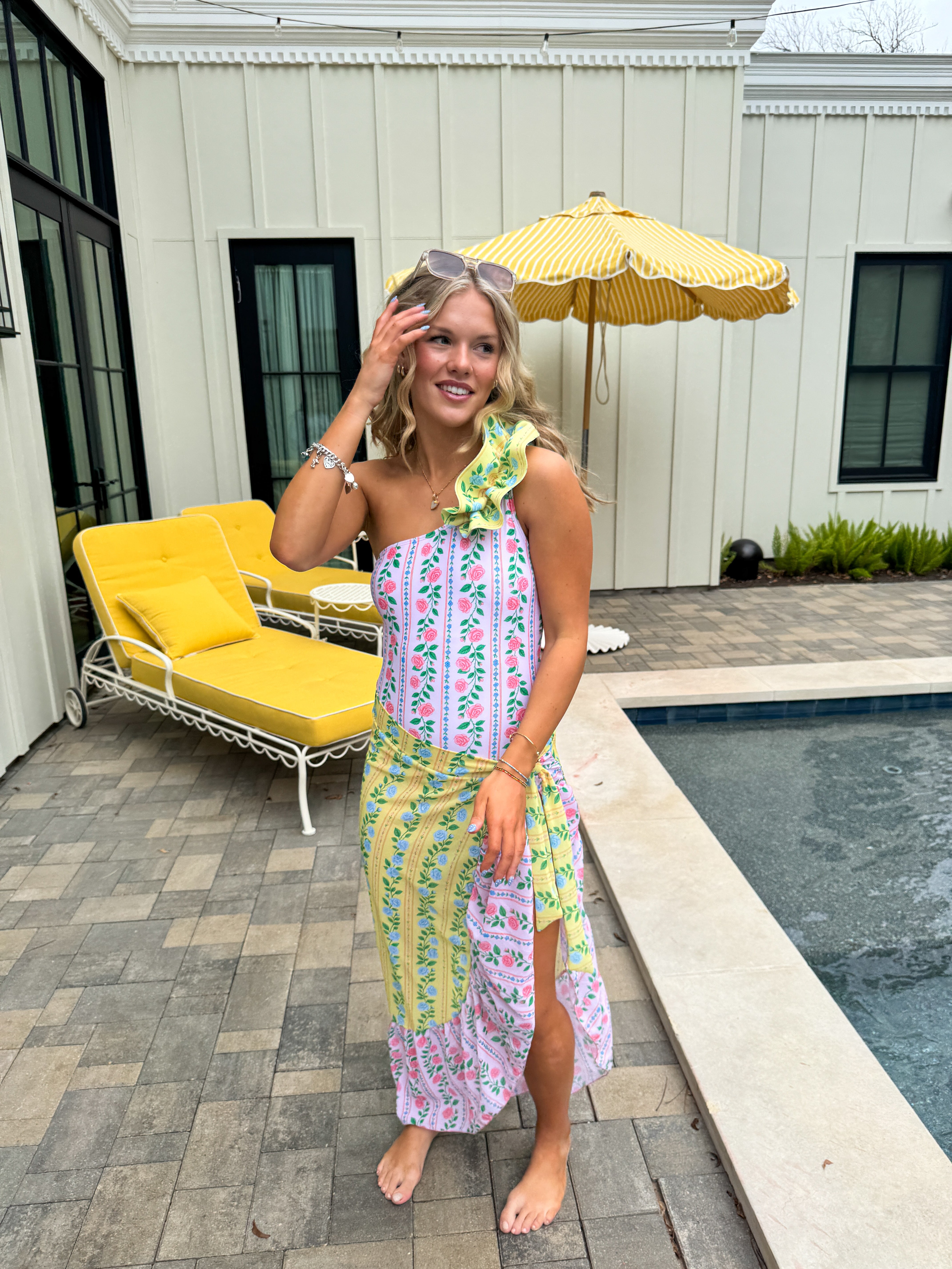 PRE-ORDER: SUNSET FLORAL SWIM SET