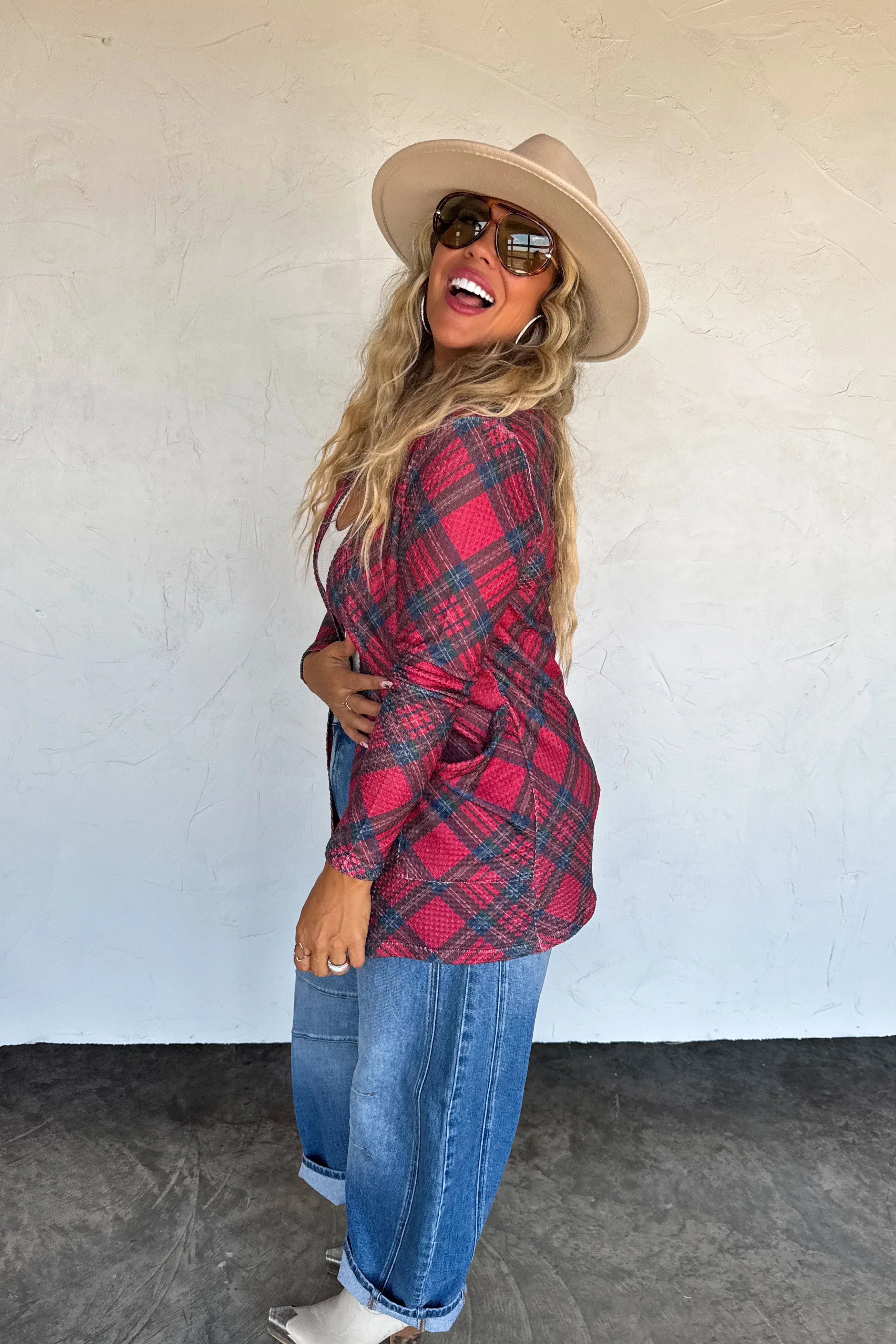 PRE-ORDER: Plaid Lola Cardigans