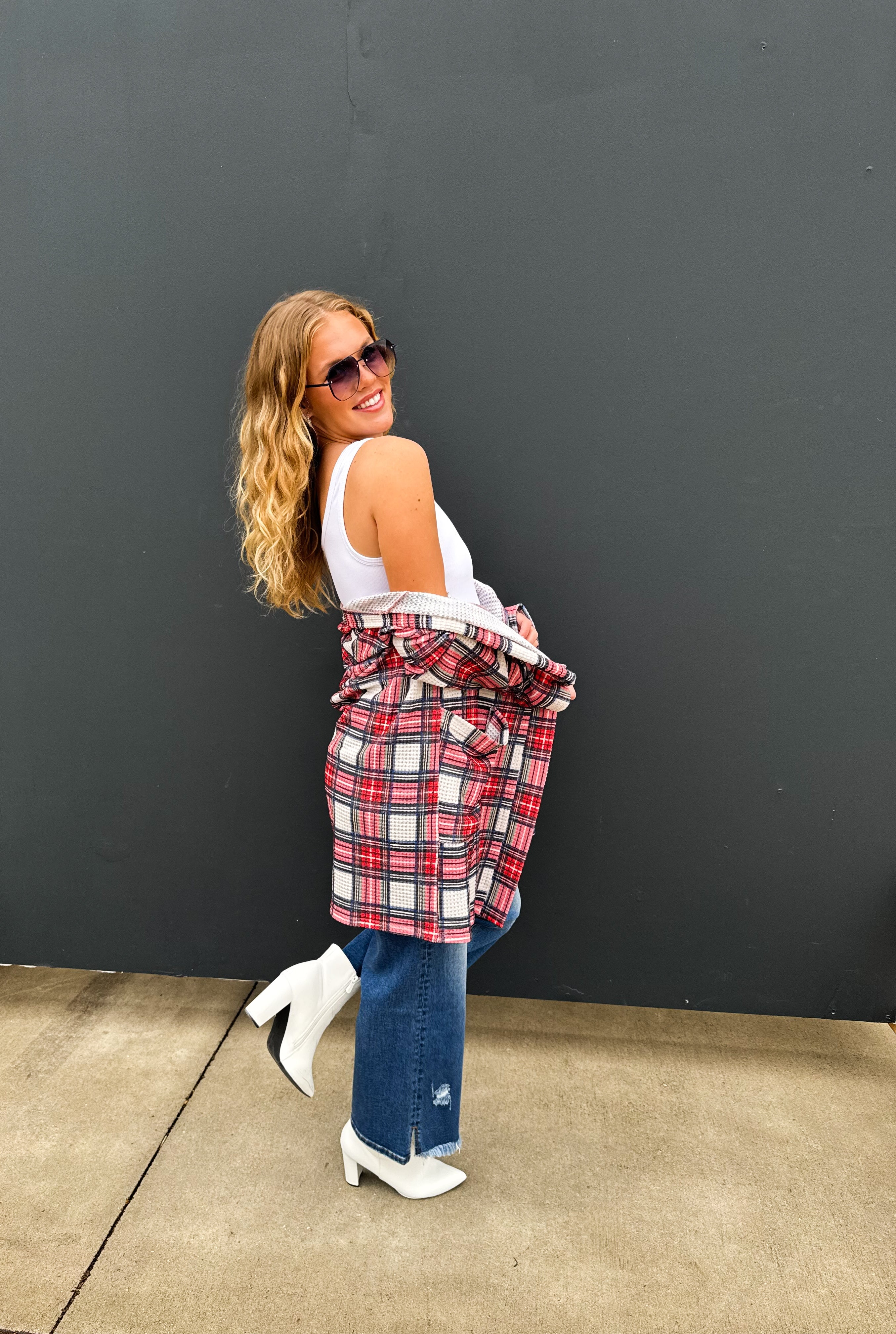 PRE-ORDER: WINTER PLAID LOLA CARDIGAN
