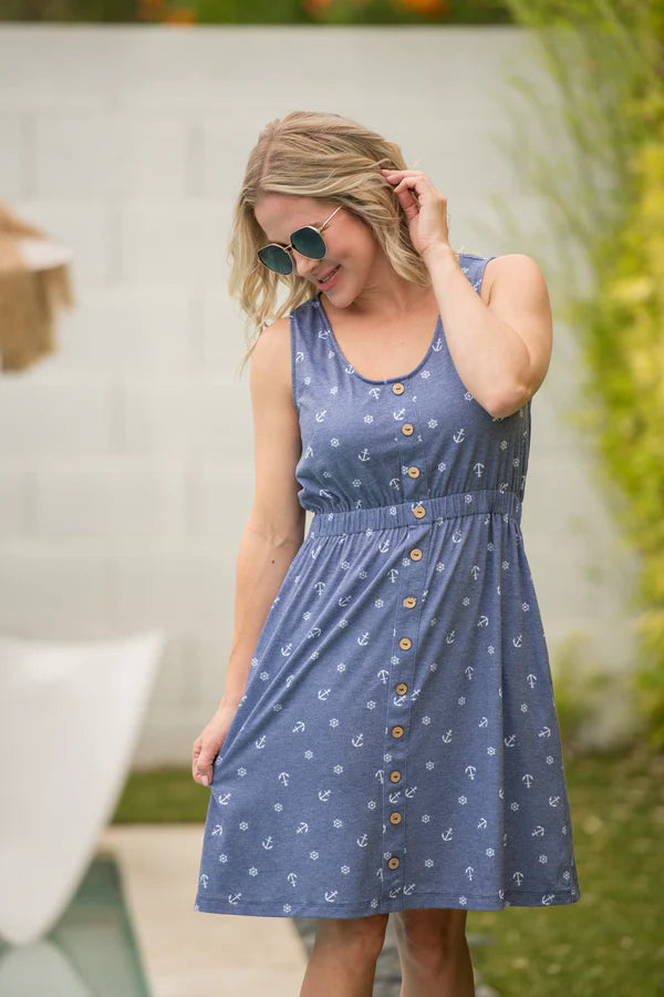Beverly Button Dress