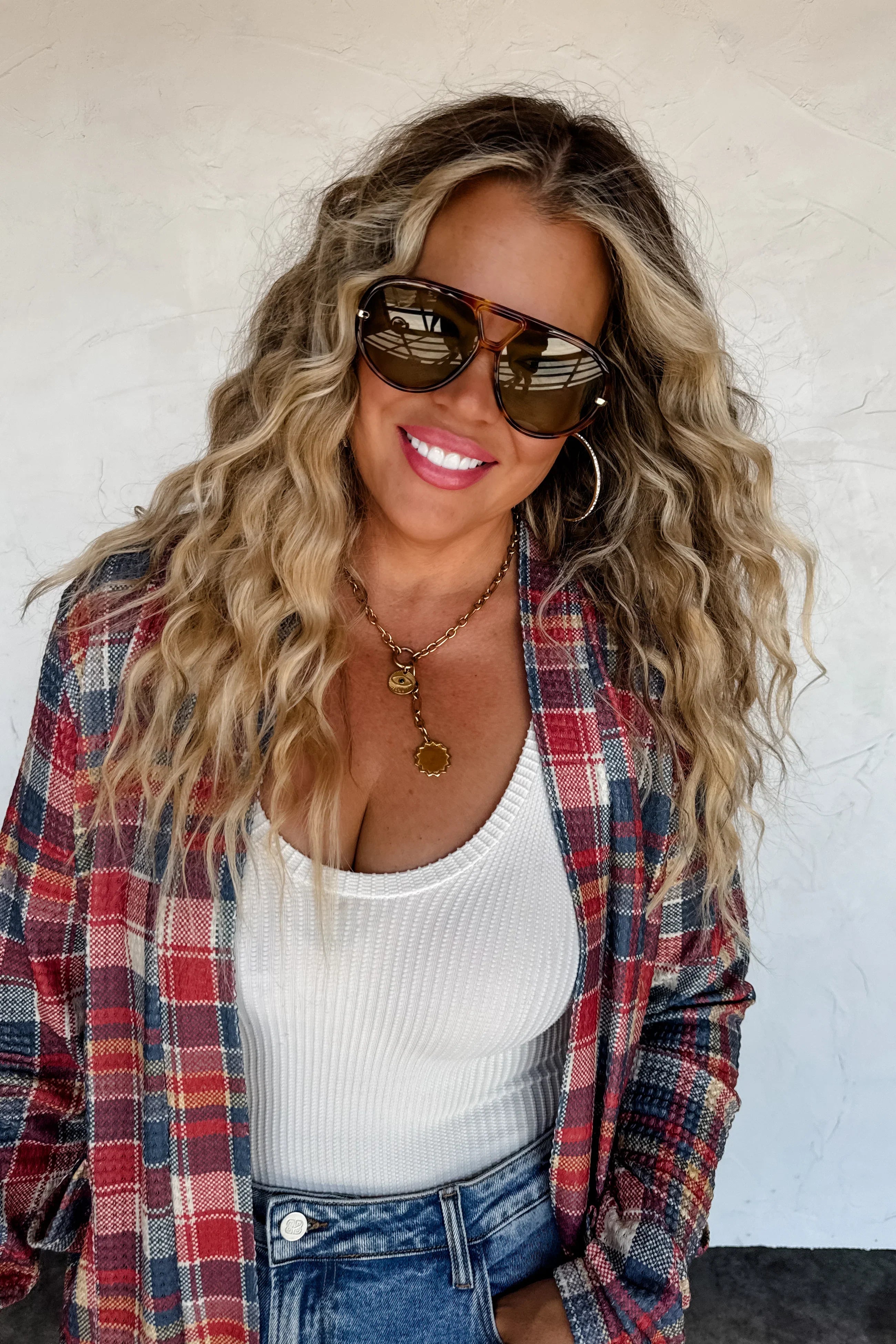 PRE-ORDER: Plaid Lola Cardigans
