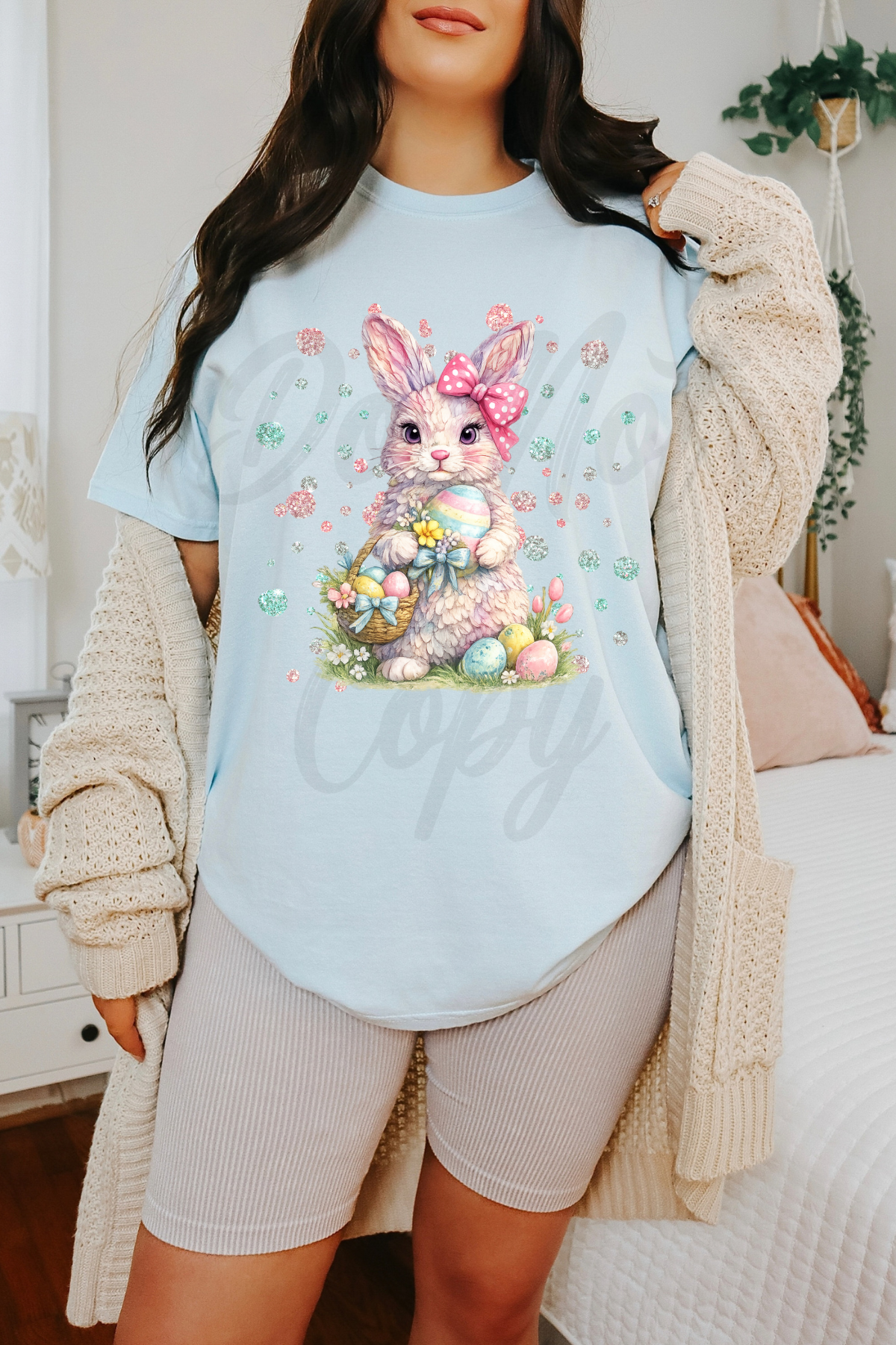 Easter Egg Bunny Tee or Sweatshirt