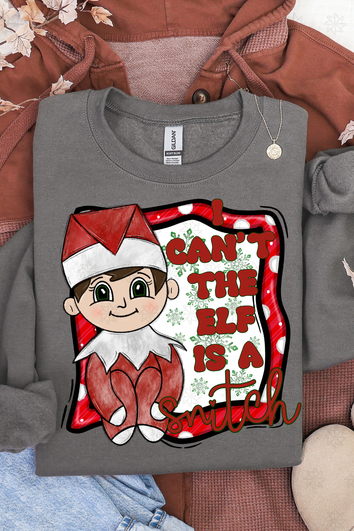 Elfie Is A Snitch Sweatshirt