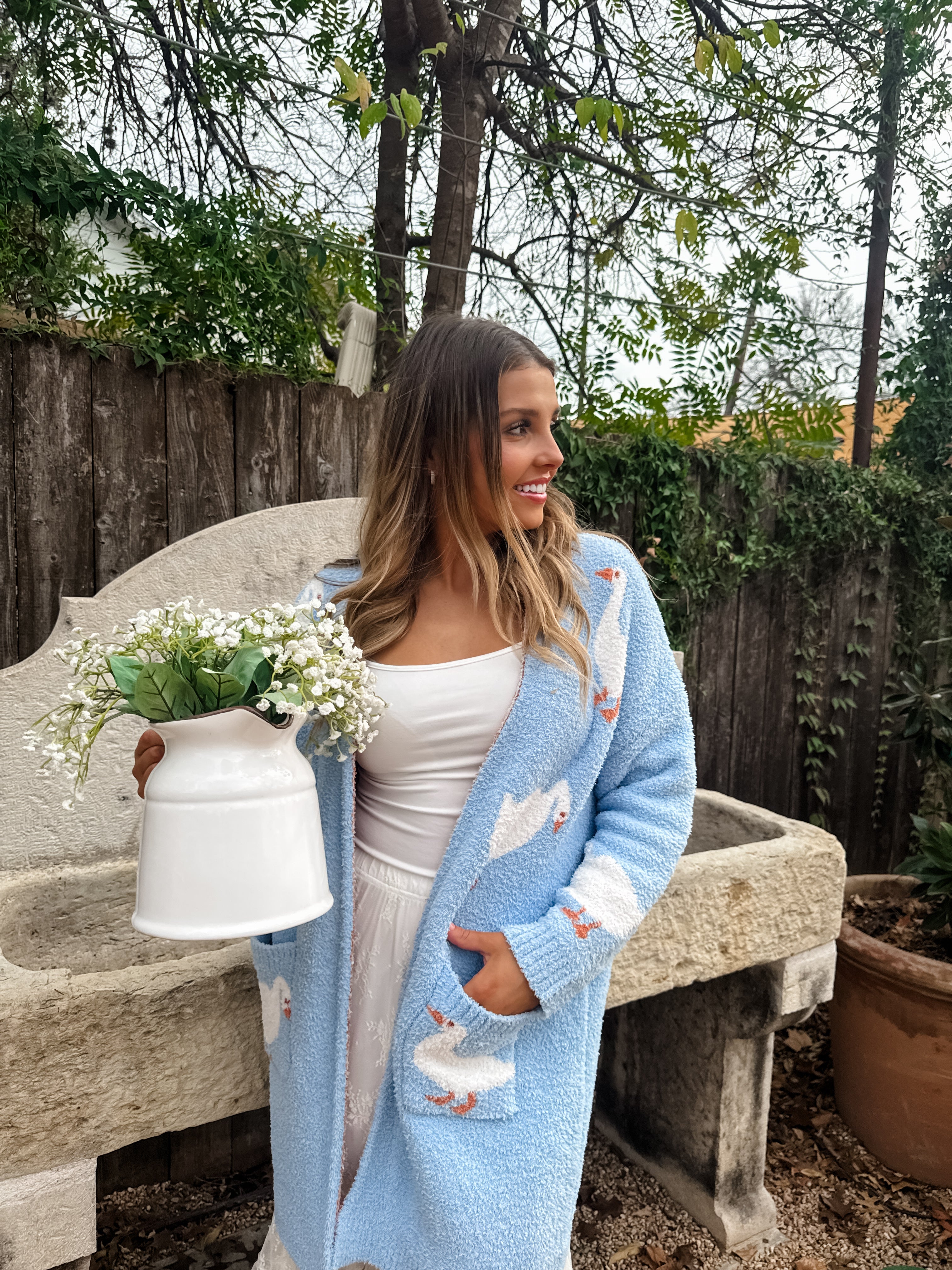 PRE-ORDER: FARM GIRL CLOUD CARDIGAN