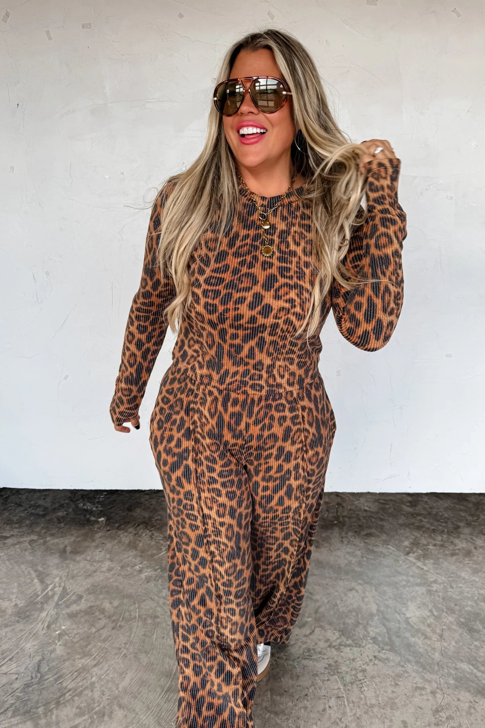 PRE-ORDER: Haven Cheetah Lounge Set