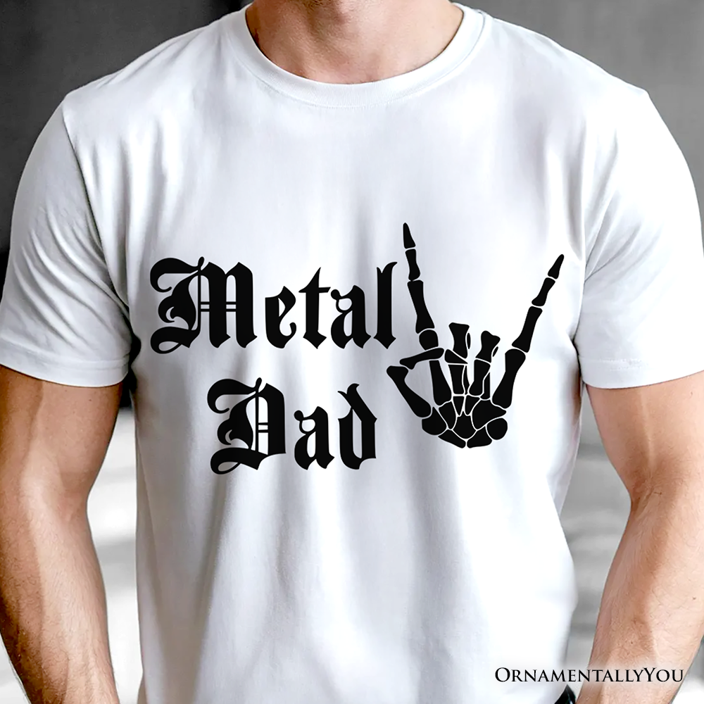 Metal Dad Skeleton T-Shirt