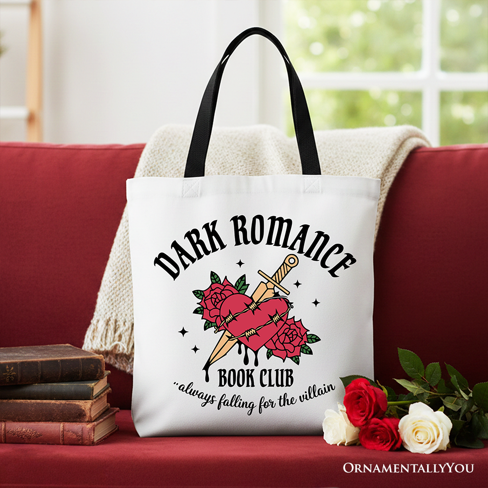 Dark Romance Book Club Canvas Tote Bag