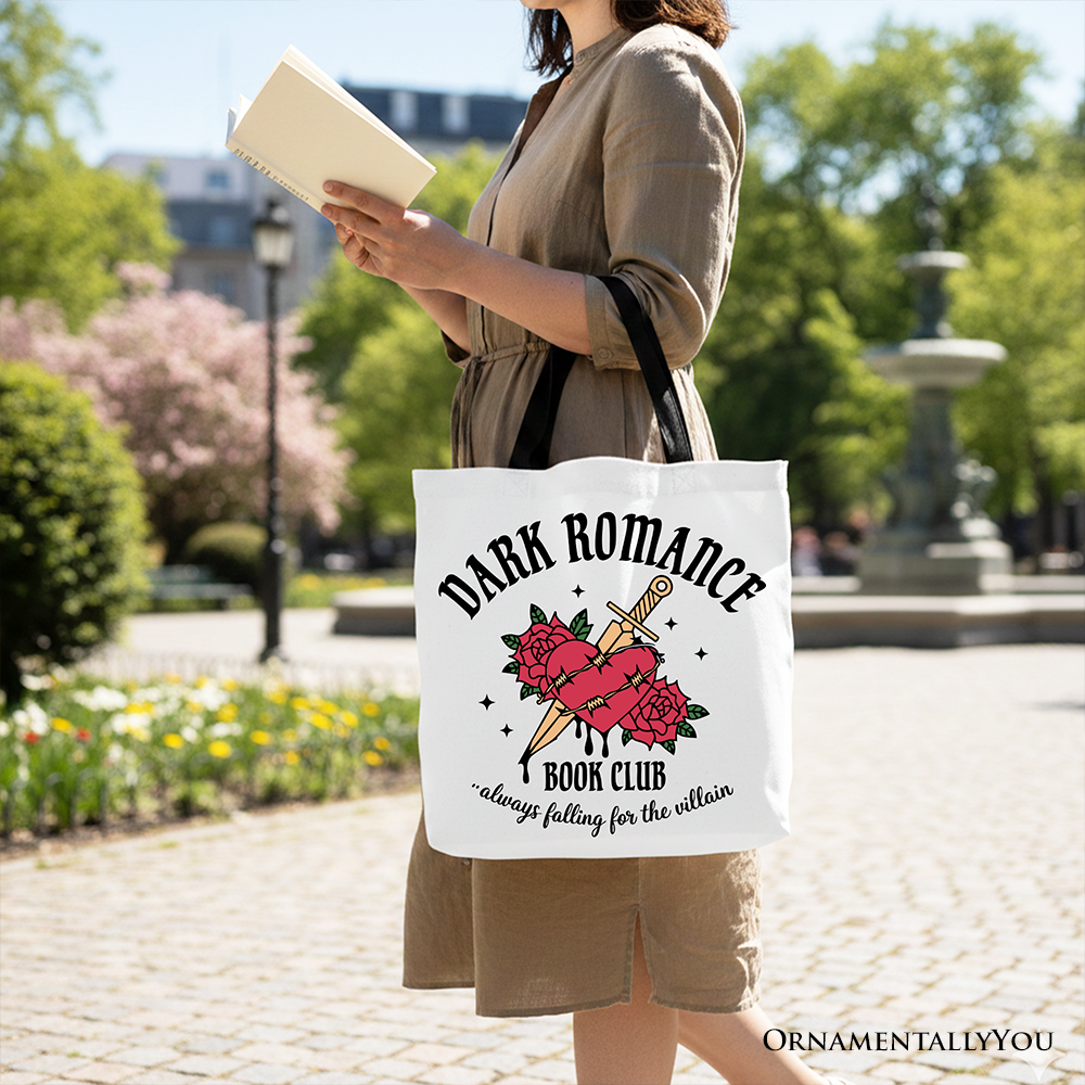 Dark Romance Book Club Canvas Tote Bag