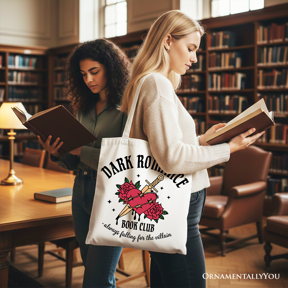 Dark Romance Book Club Canvas Tote Bag