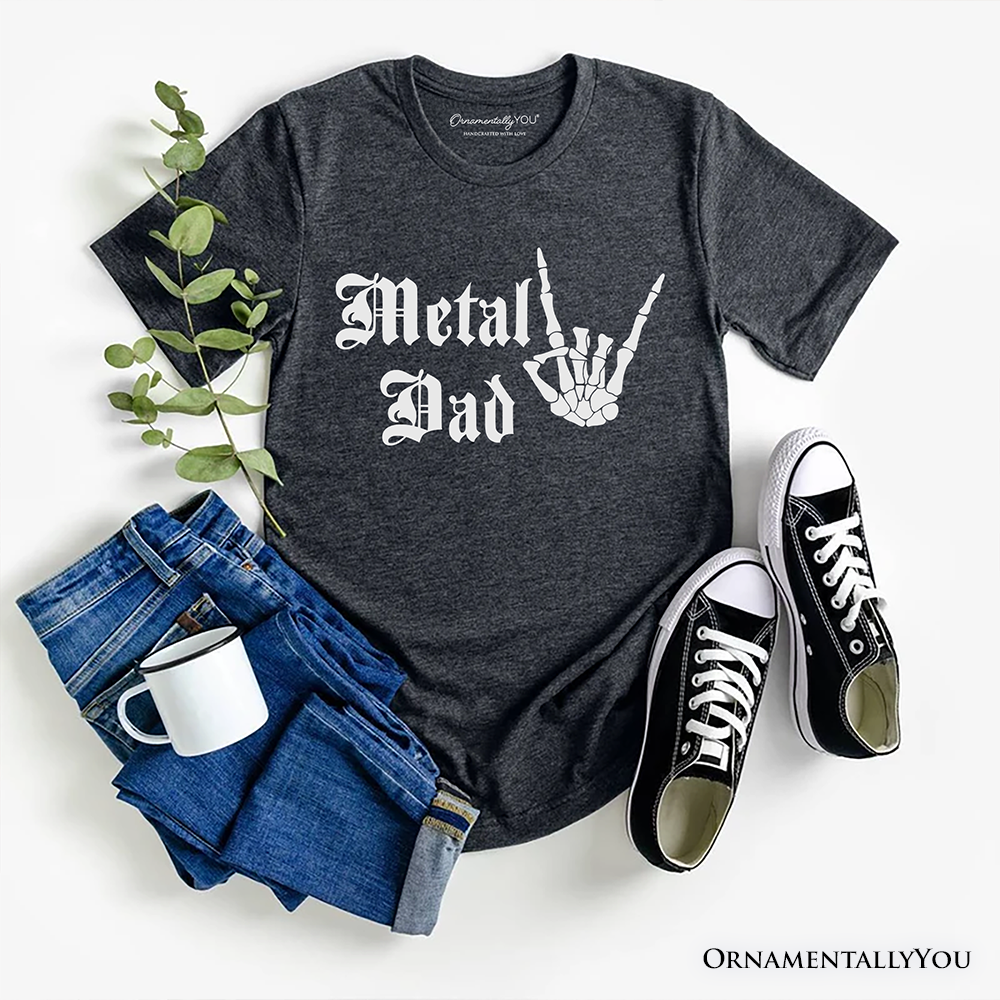 Metal Dad Skeleton T-Shirt