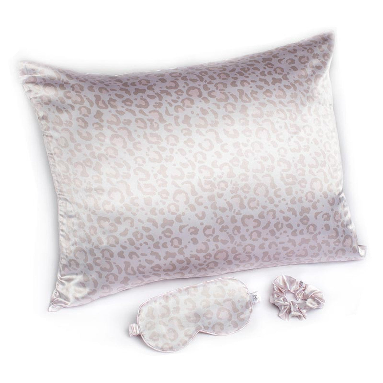 Giftable Leopard Goodnight Gorgeous Satin Sleep Set