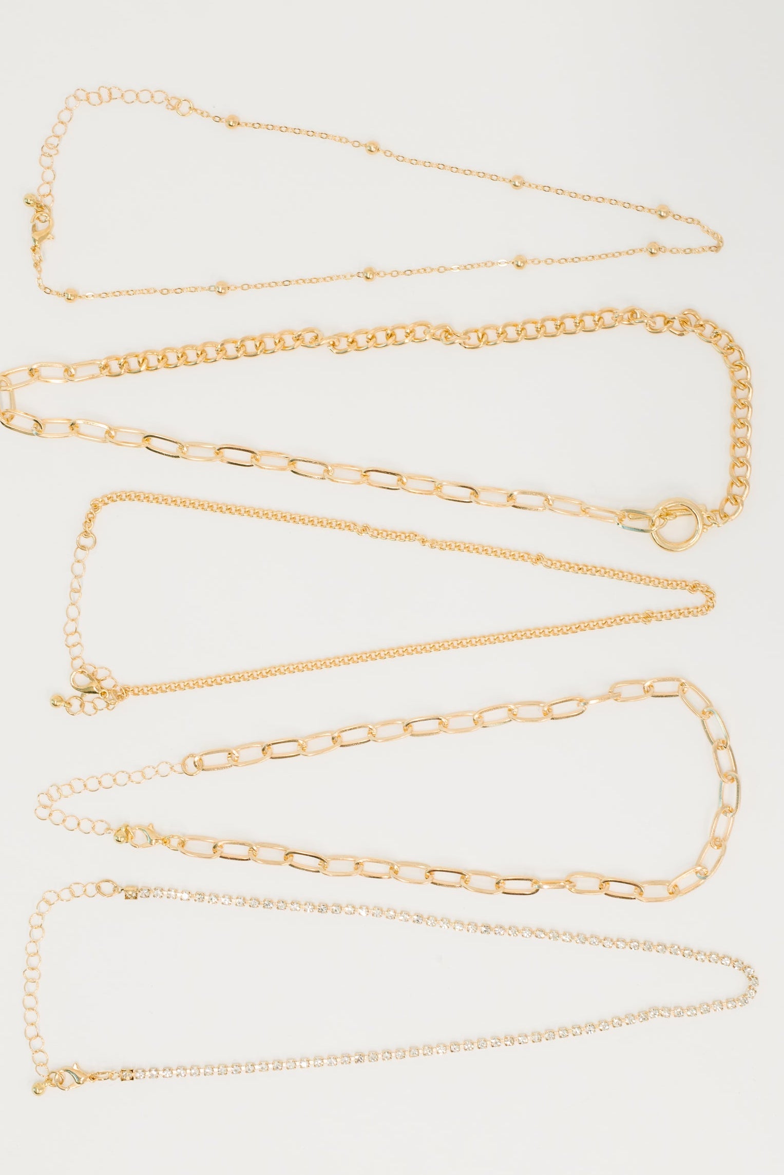 Golden Hour Links Everyday Set in Gold