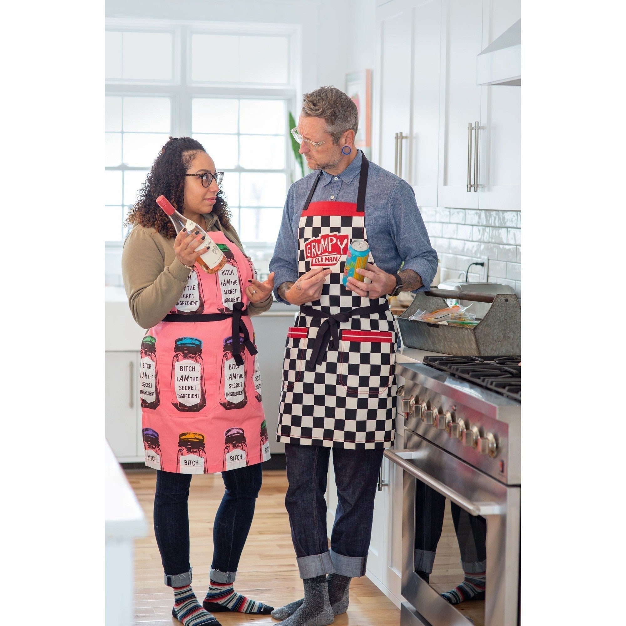 Grumpy Old Man Funny Cooking and BBQ Apron