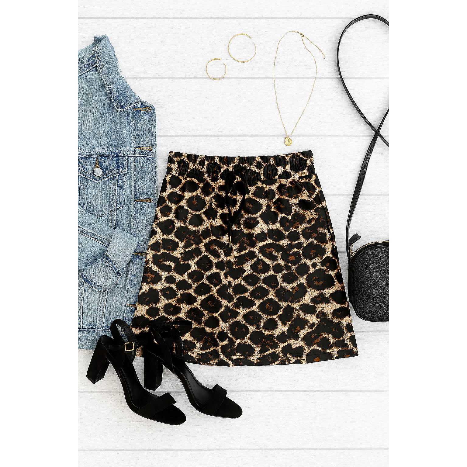 The Liana - Leopard 2.0 Jogger Skirt