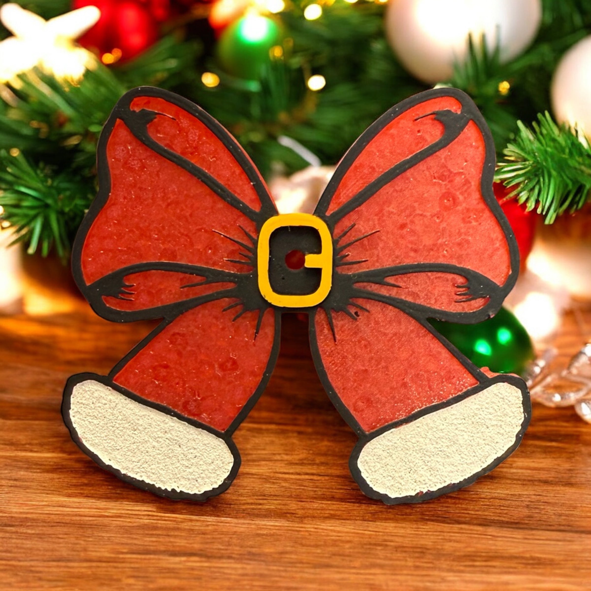 PRE-ORDER: Santa Bow Freshie