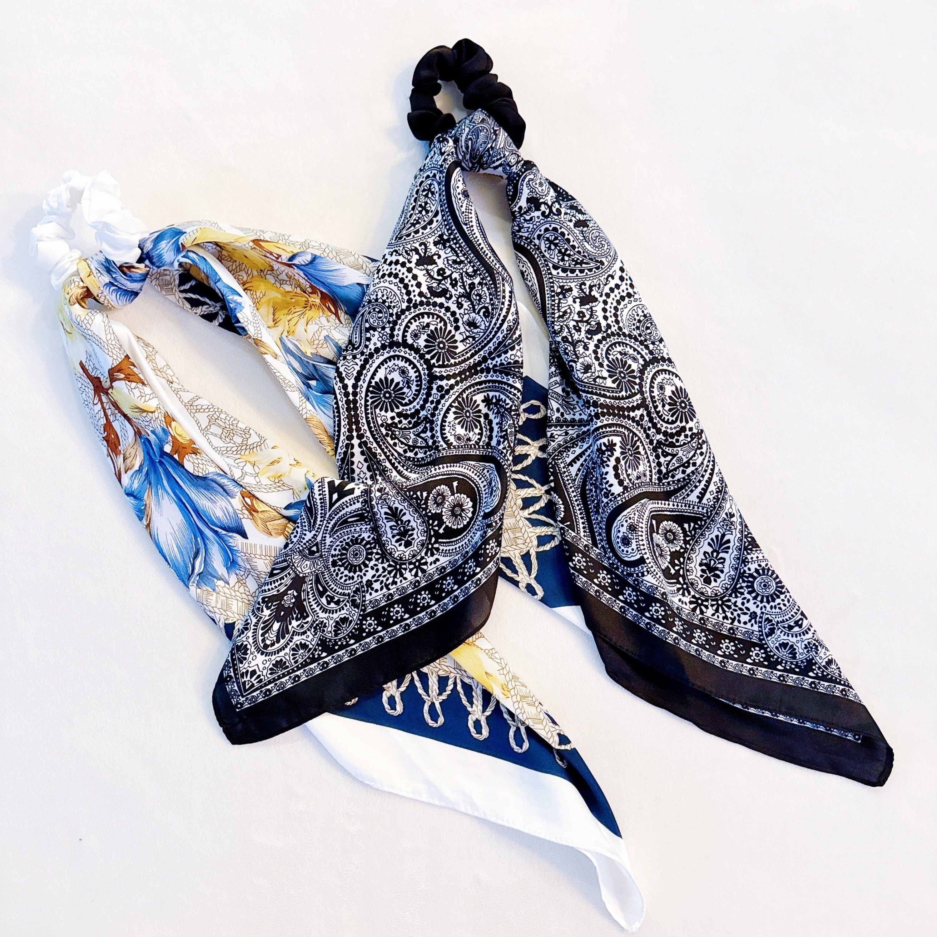 Nantucket Bandana Scarf Scrunch Set Of 2