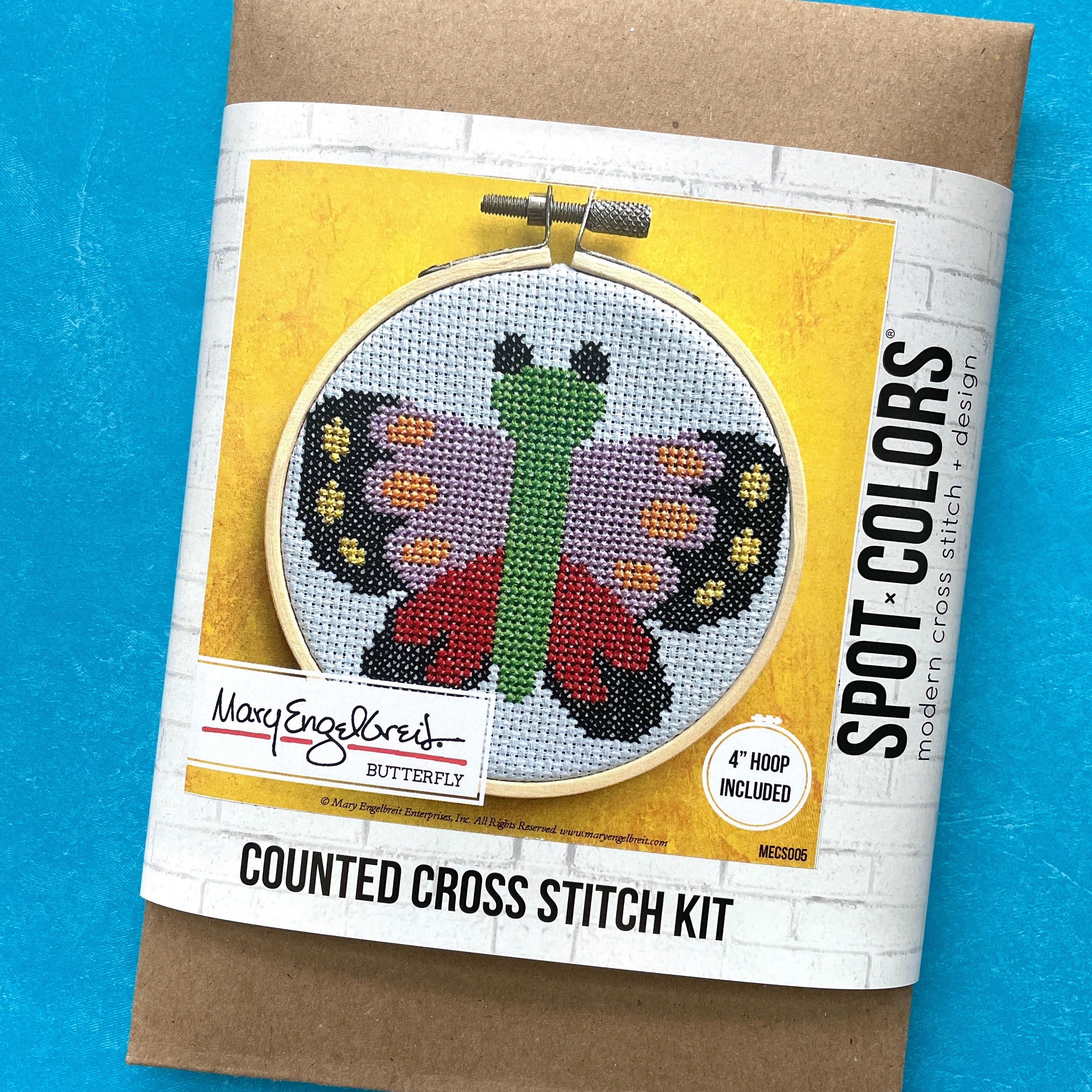 Butterfly by Mary Engelbreit Counted Cross Stitch DIY KIT