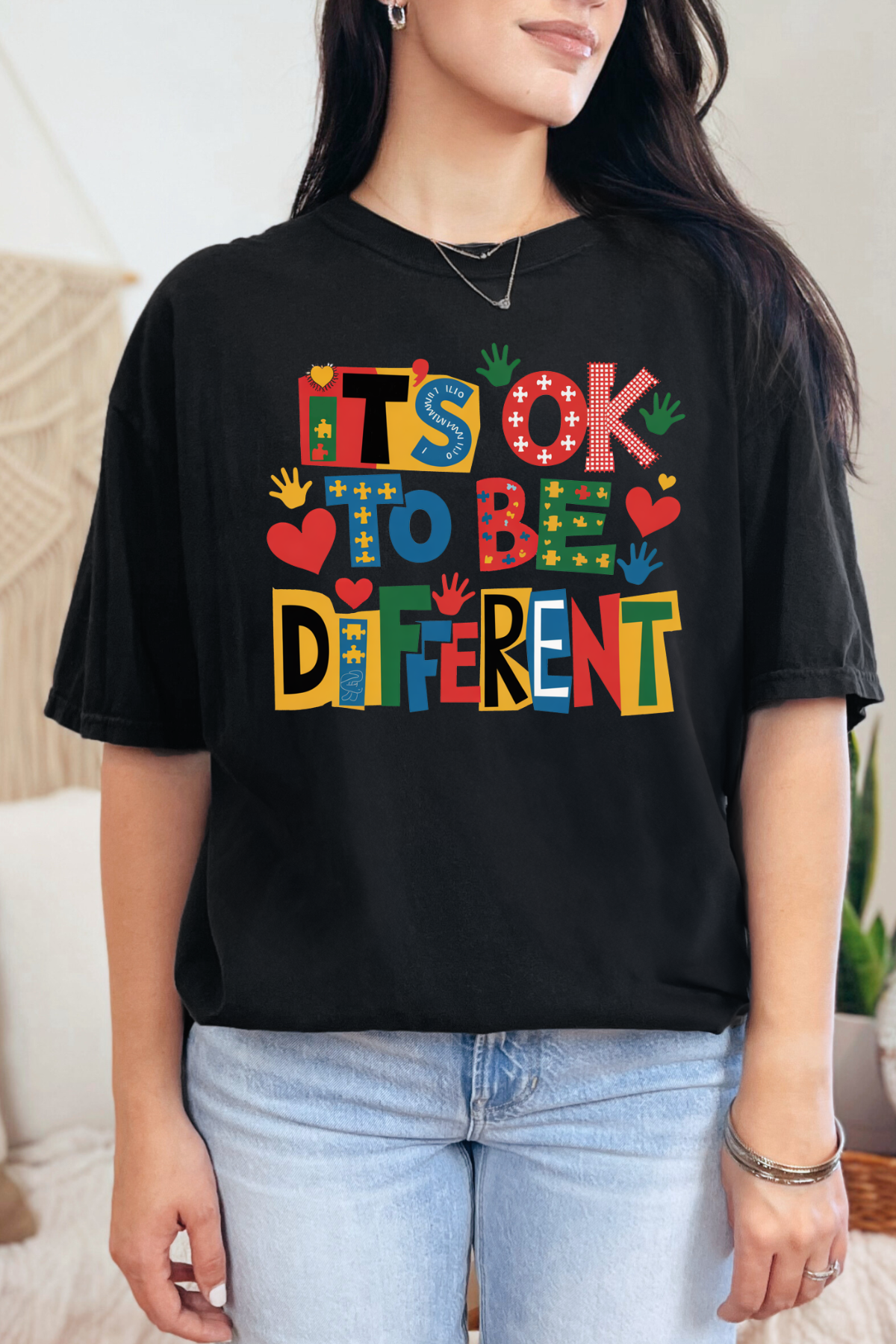 It's ok to be different tee