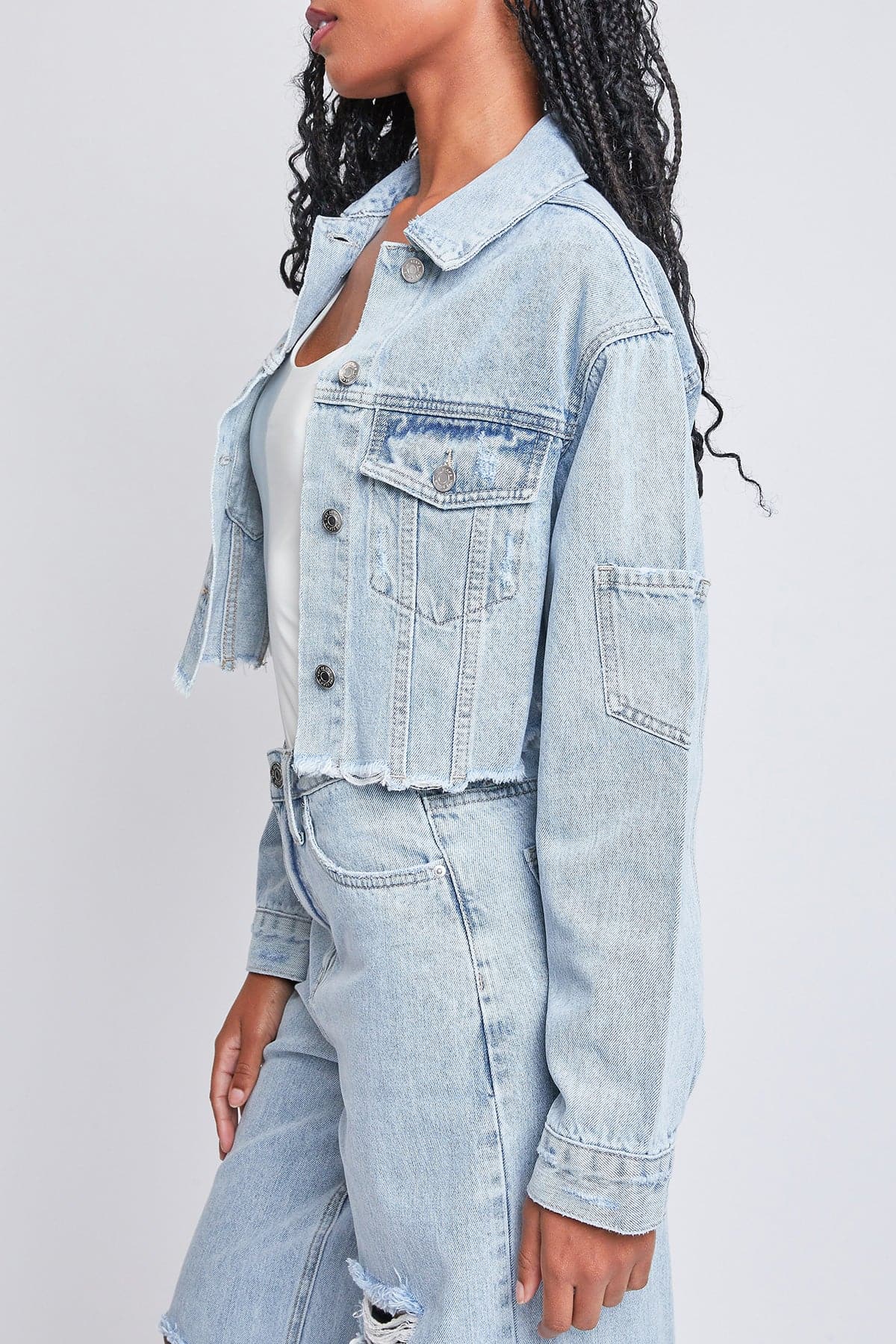 Cropped Denim Jacket