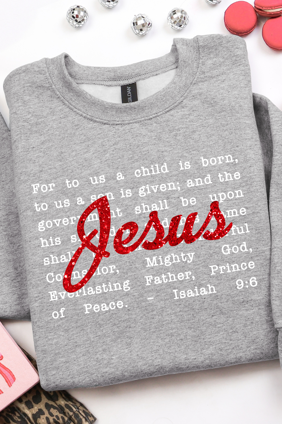 Jesus Typography Sweatshirt