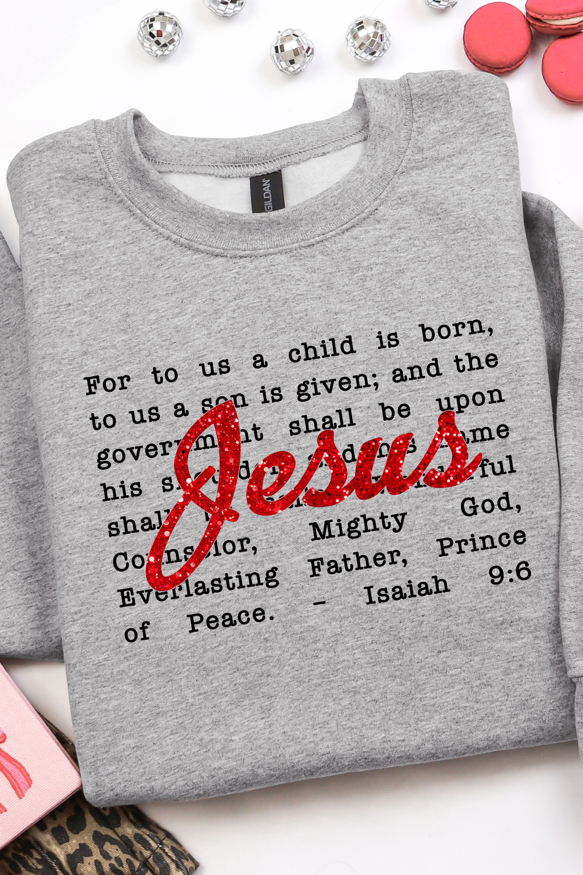 Jesus Typography Sweatshirt