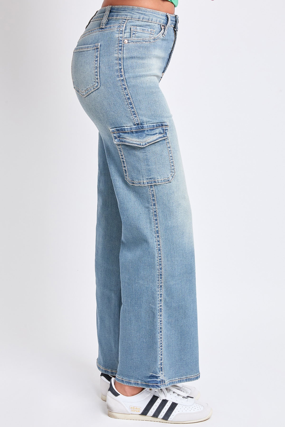 High Rise Heavy Stitch Skater Jeans