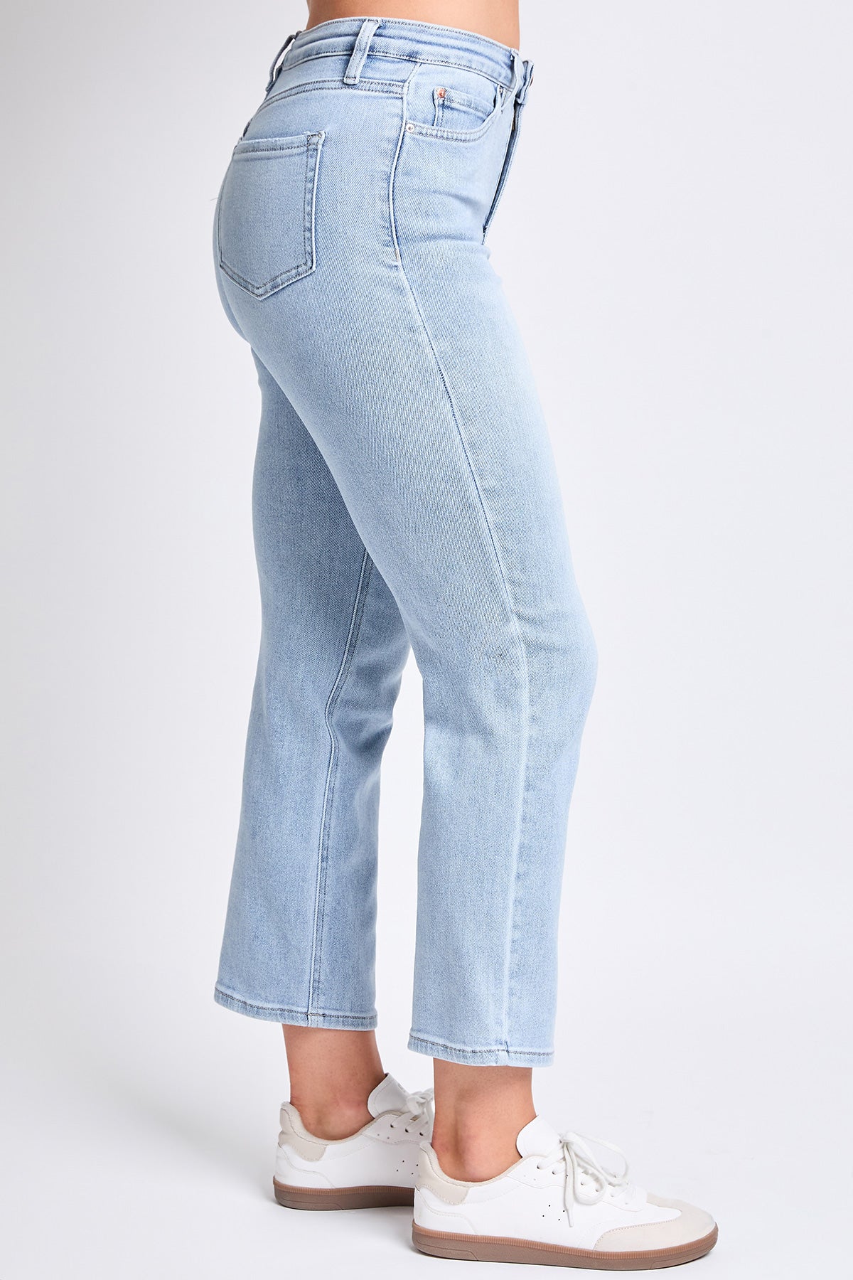 Luxe High Rise Vintage Stretch Straight Leg Jeans