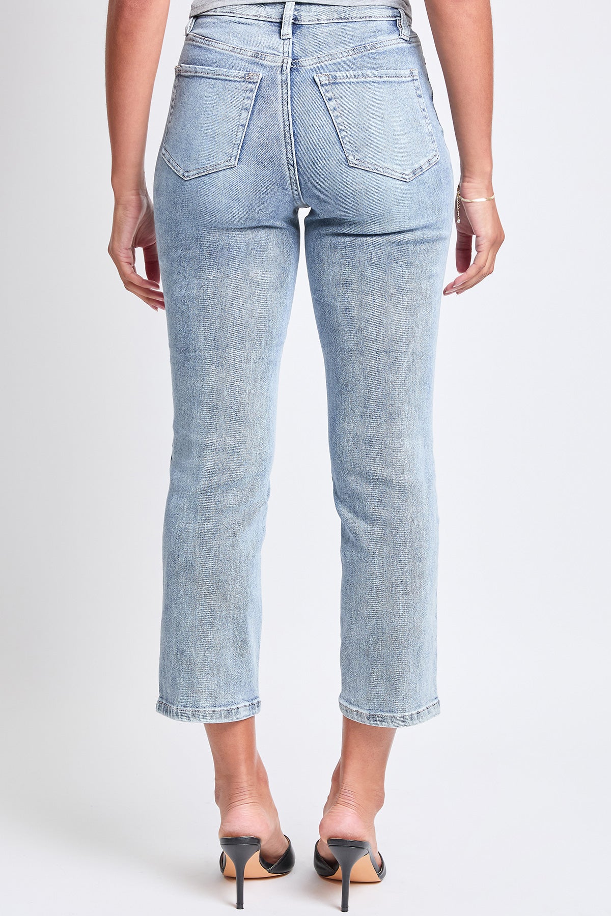 Luxe High Rise Vintage Stretch Straight Leg Jeans