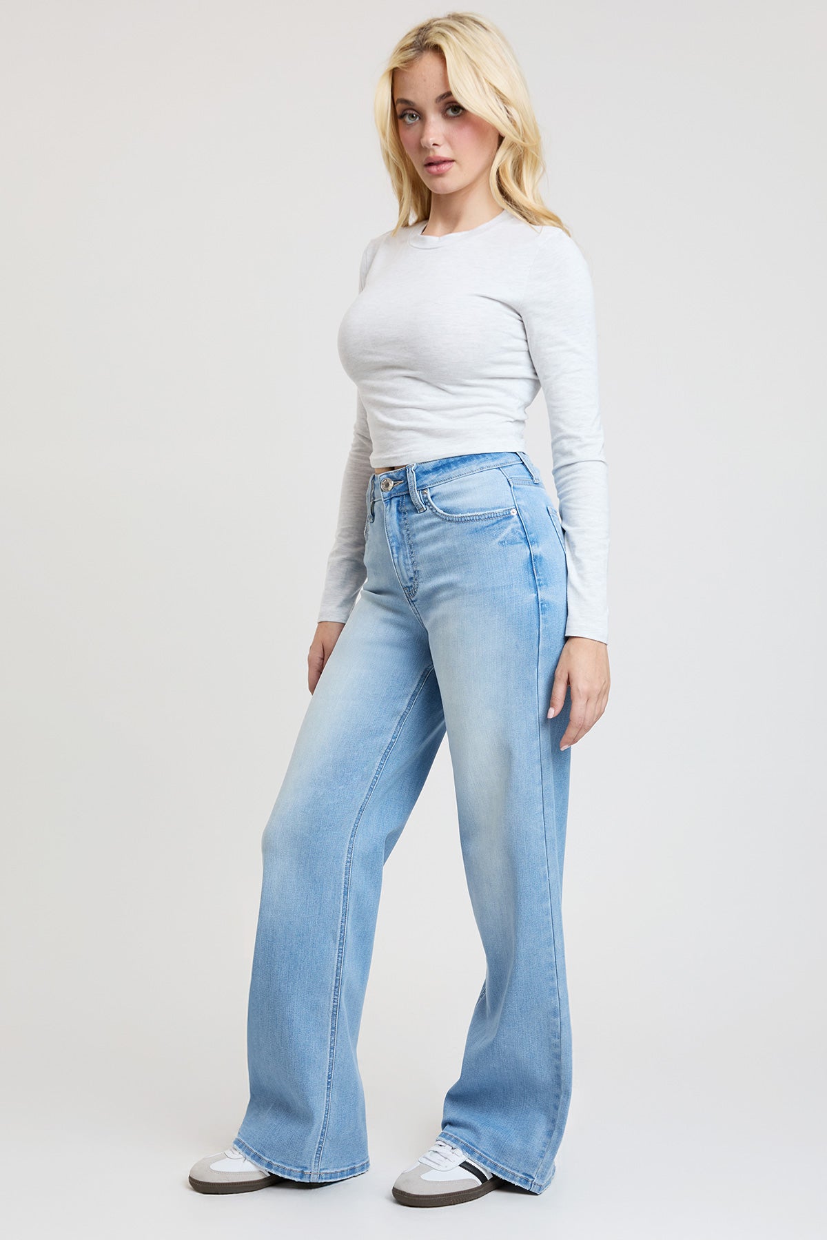 Super Soft High Rise Wide Leg Jeans