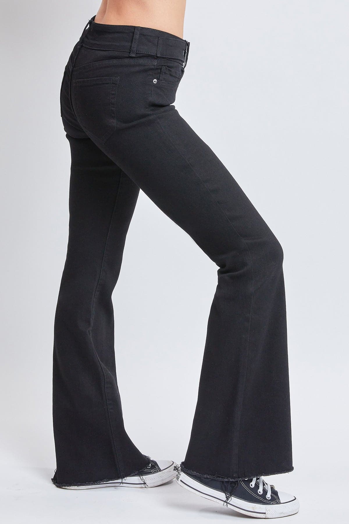 Belted Flare Jeans