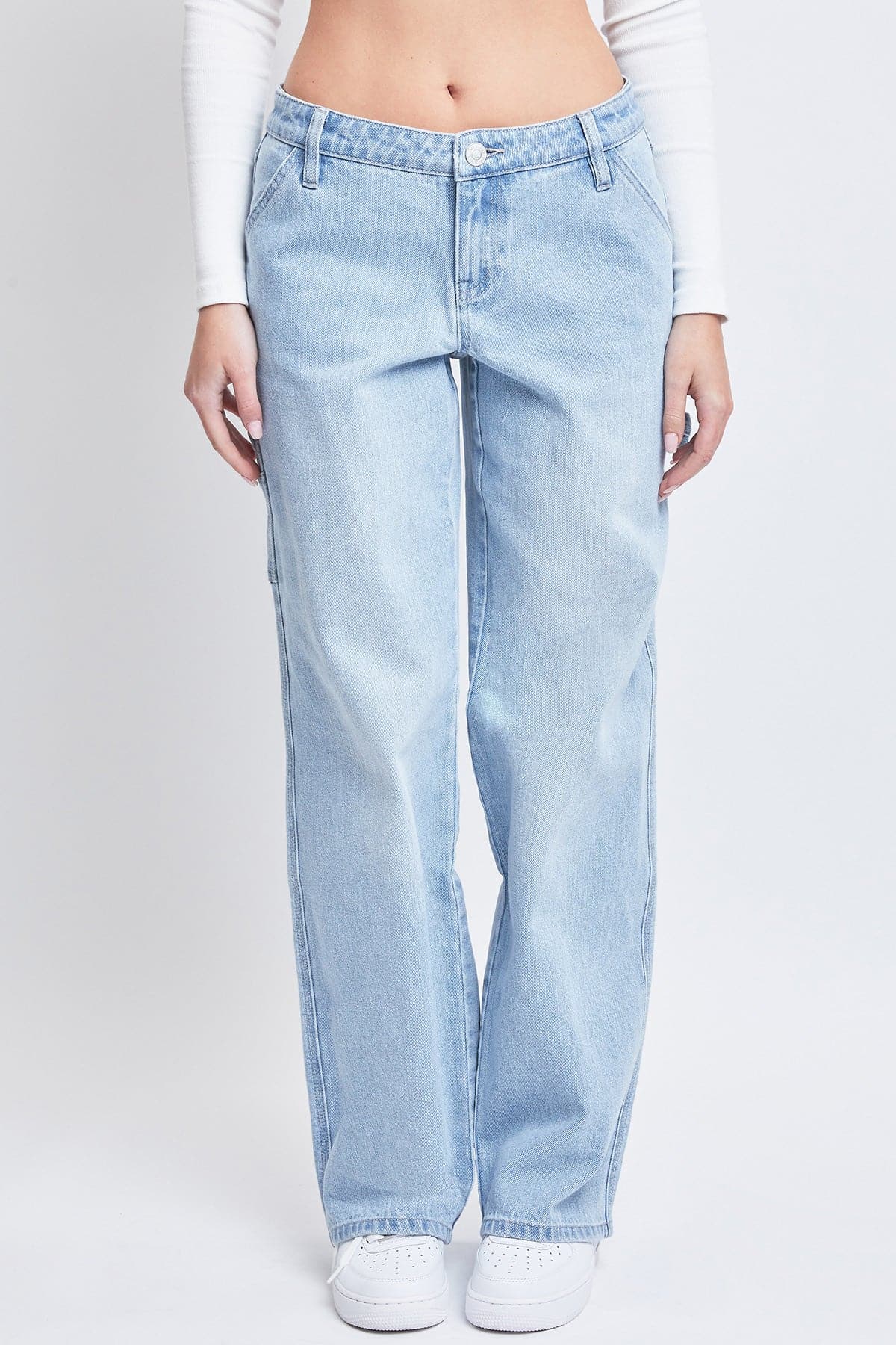 Dream Mid-Rise Utility Straight Leg Jeans