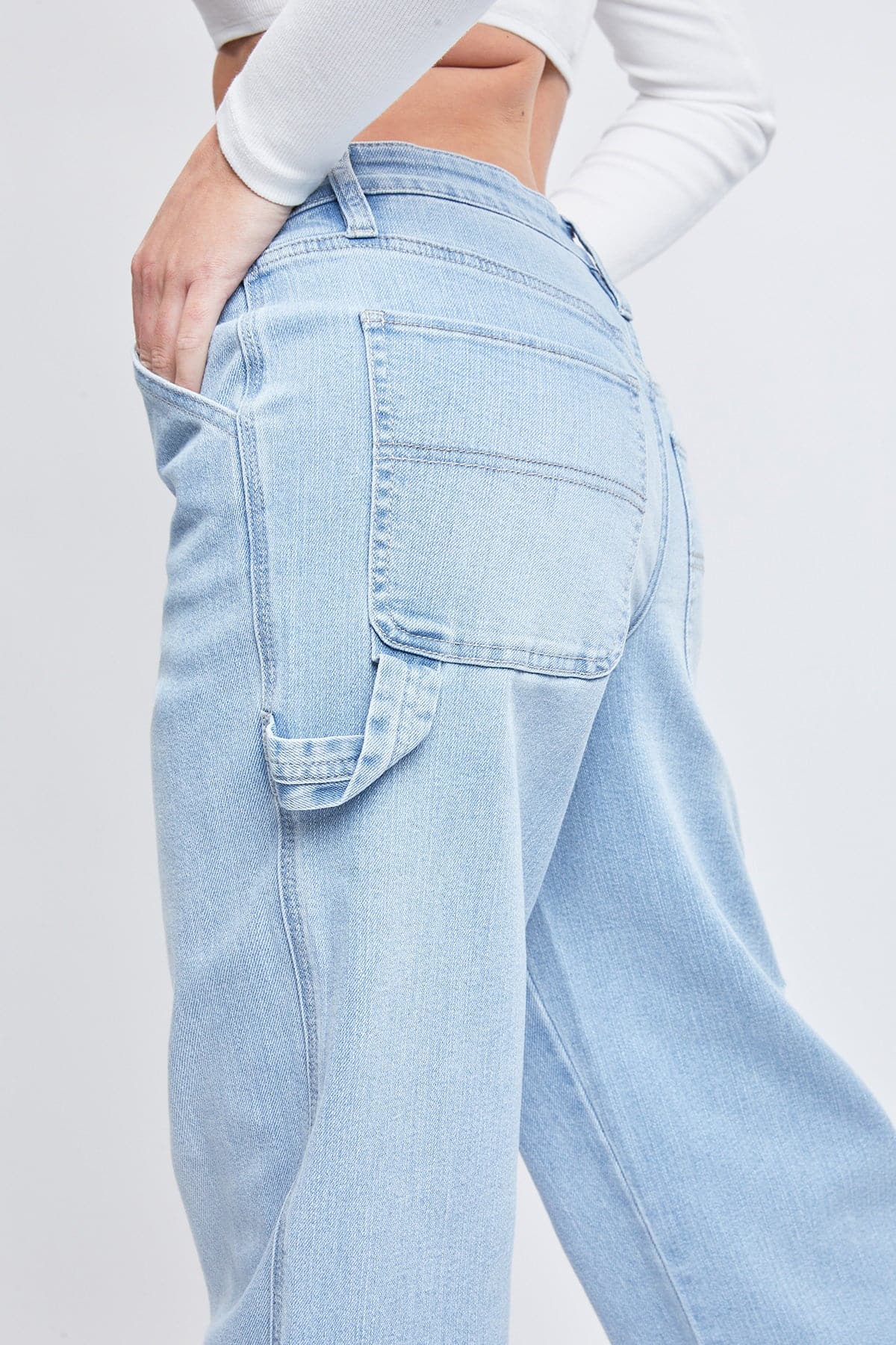 Dream Mid-Rise Utility Straight Leg Jeans