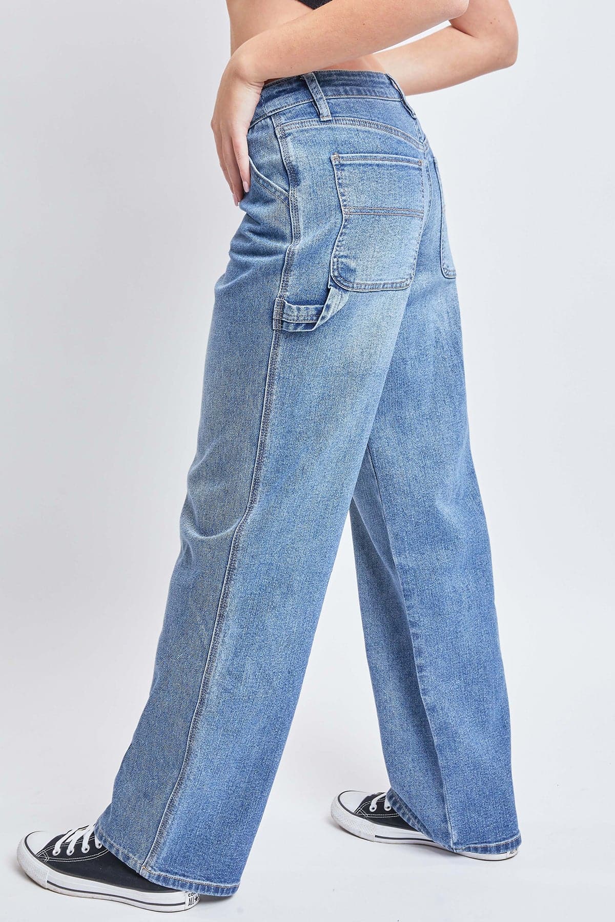 Dream Mid-Rise Utility Straight Leg Jeans