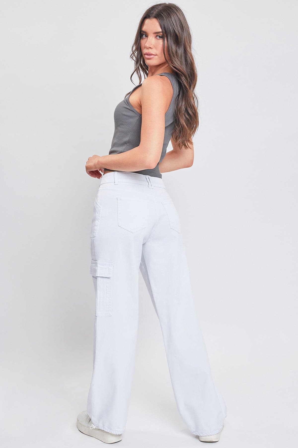 Cargo Jeans with Bungee Hem
