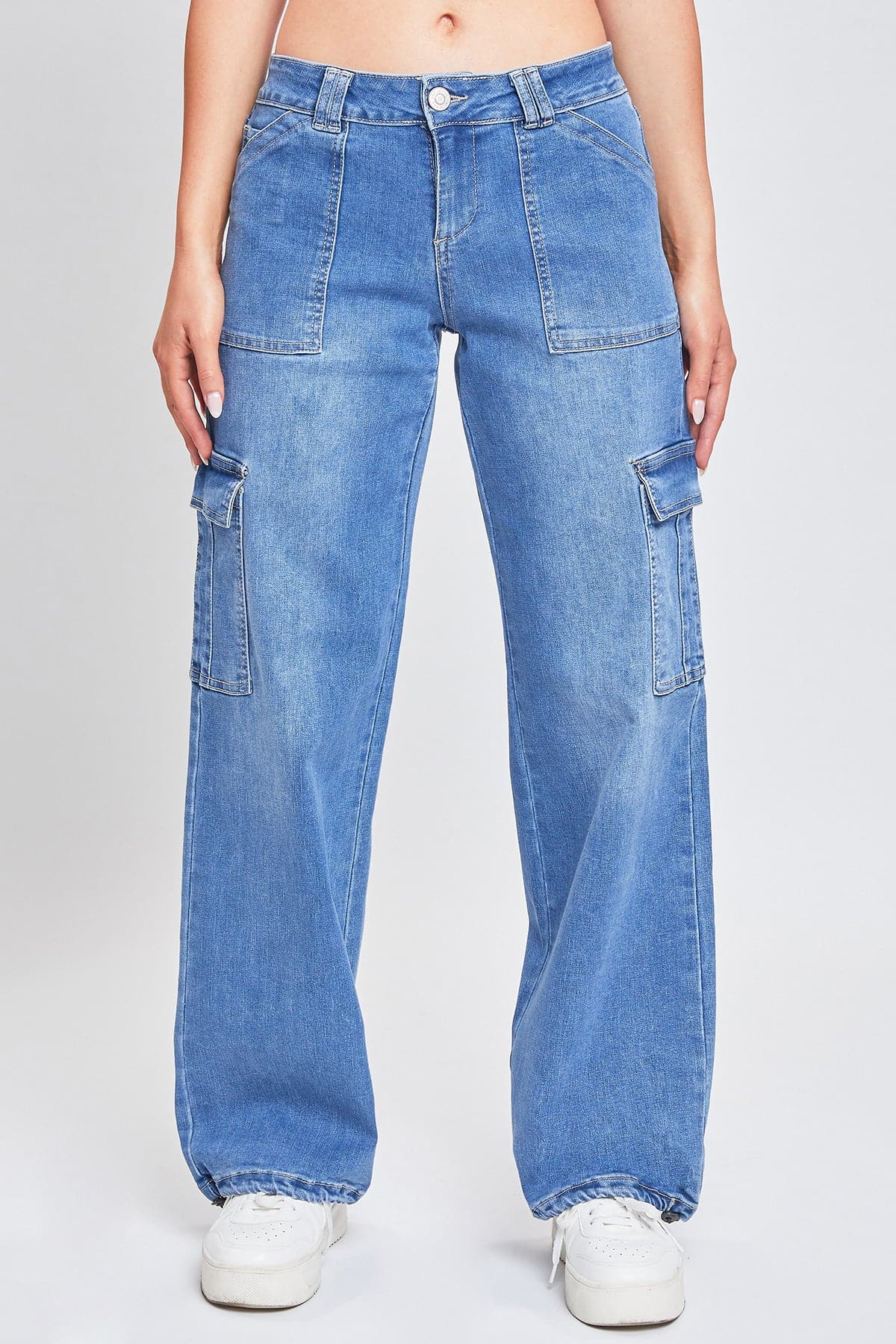 Cargo Jeans with Bungee Hem