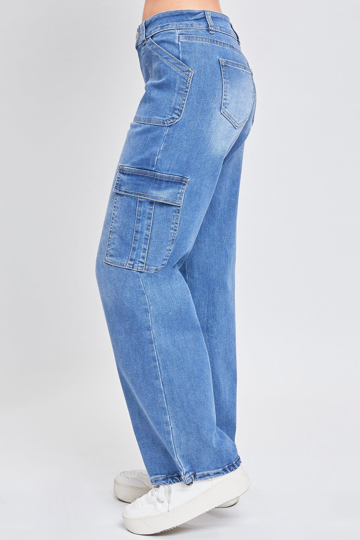 Cargo Jeans with Bungee Hem