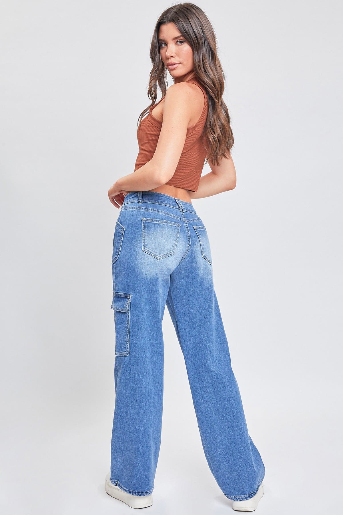Cargo Jeans with Bungee Hem