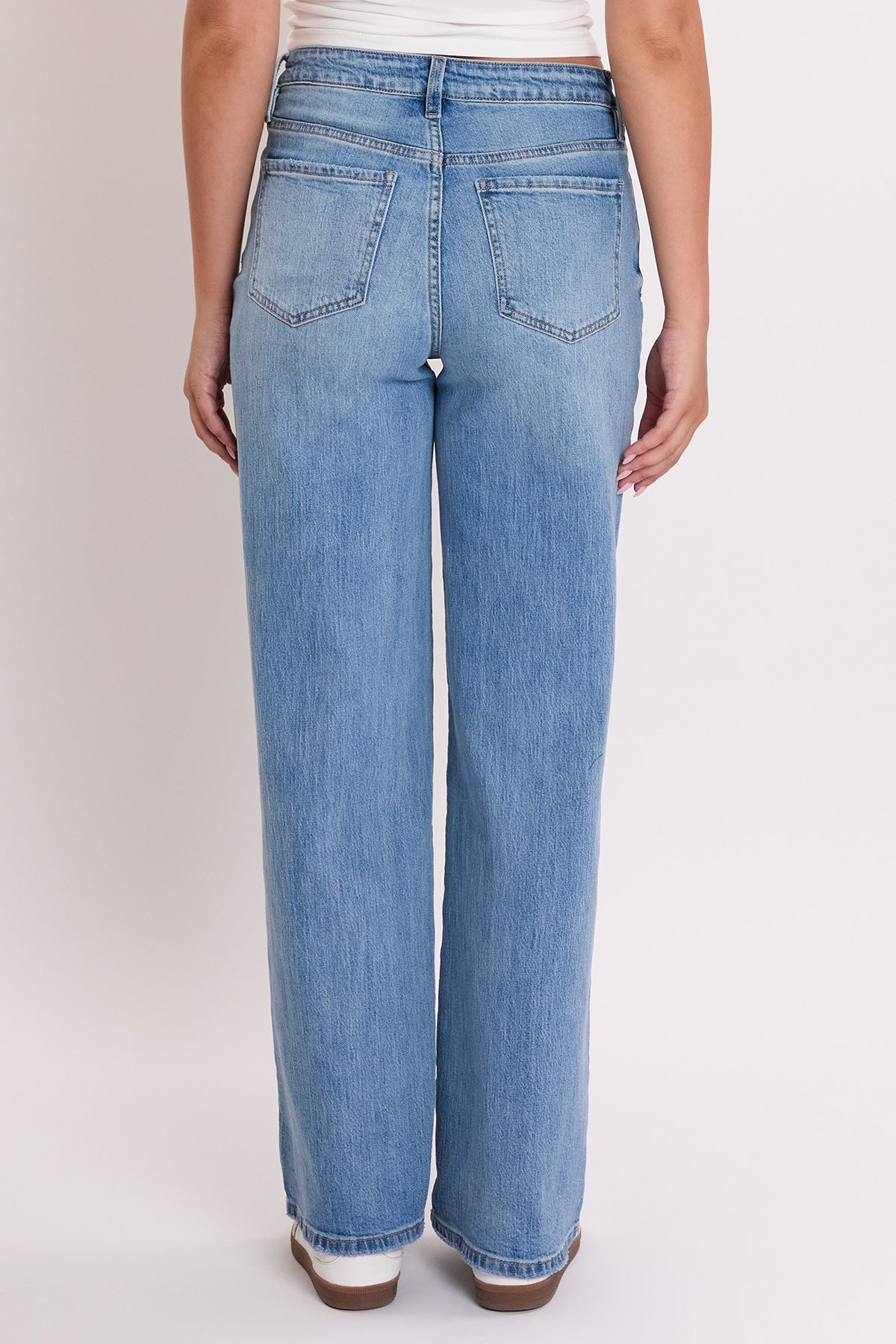 Luxe Bella High Rise Wide Leg Jeans