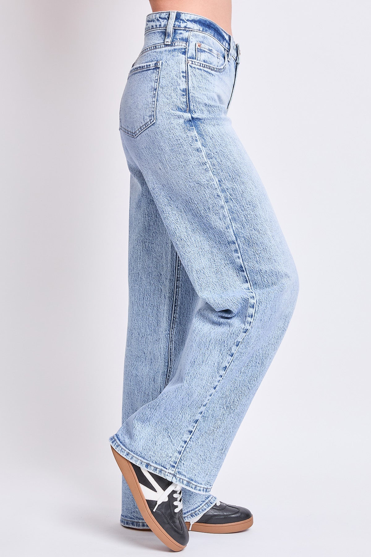 Luxe Bella High Rise Wide Leg Jeans